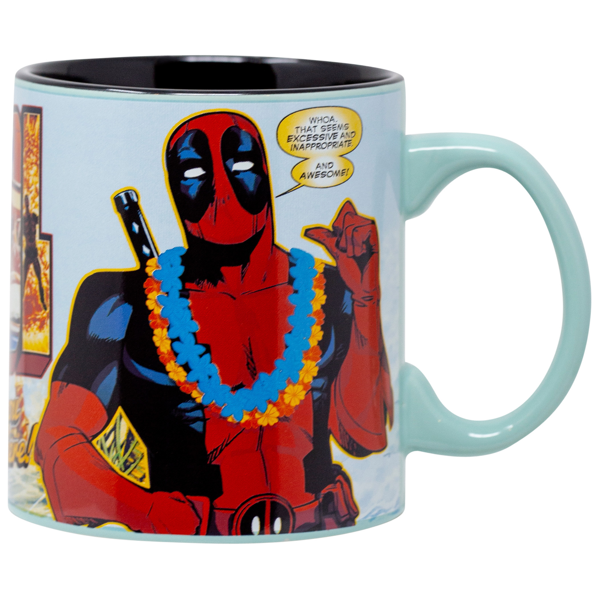 Deadpool Greetings 20 Ounce Mug, Blue
