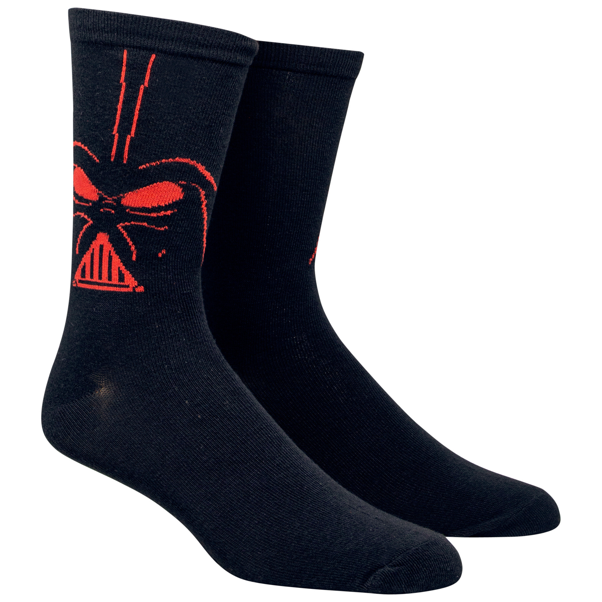 Star Wars Darth Vader Costume Character Crew Socks, Black