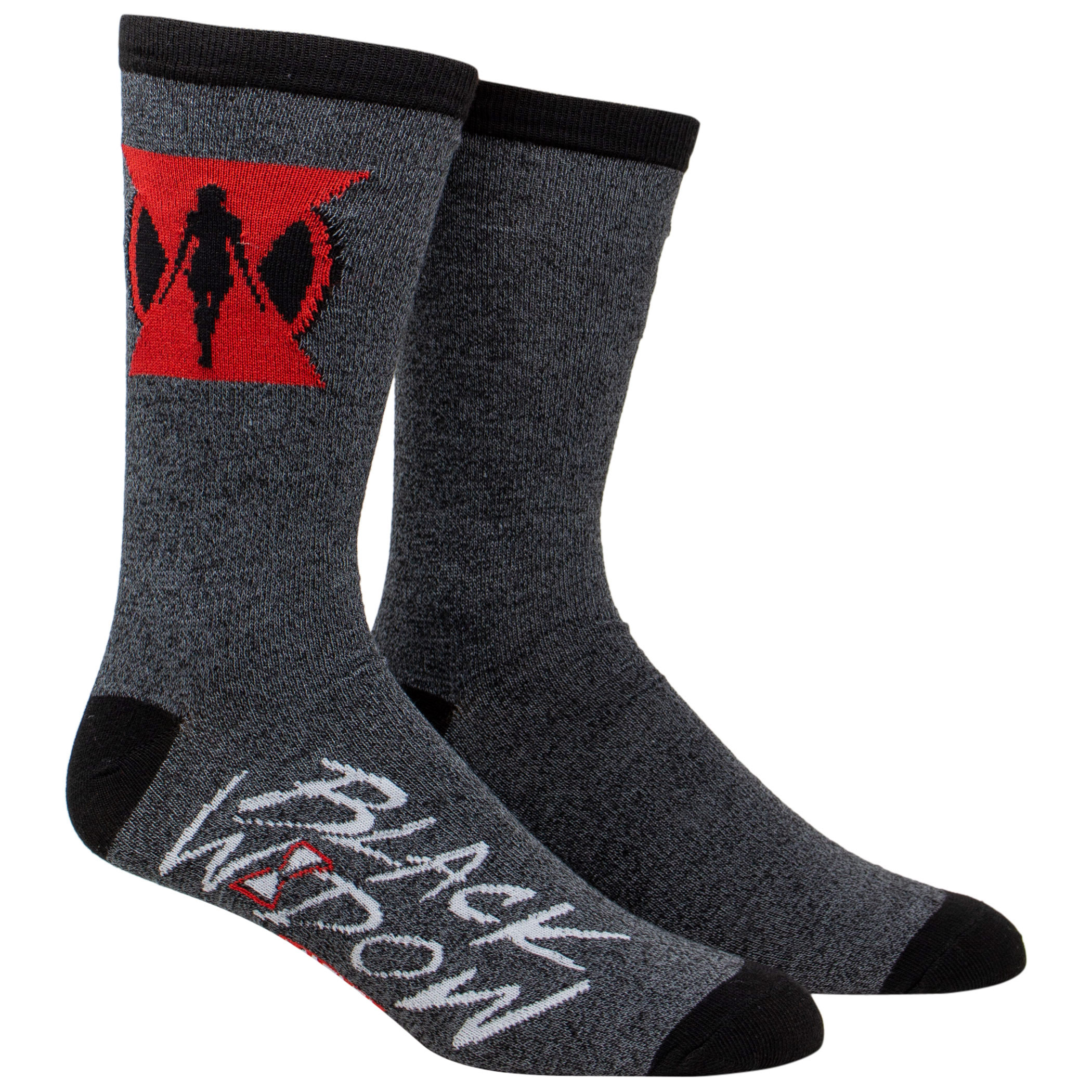 Black Widow Movie Symbol Crew Socks, Black