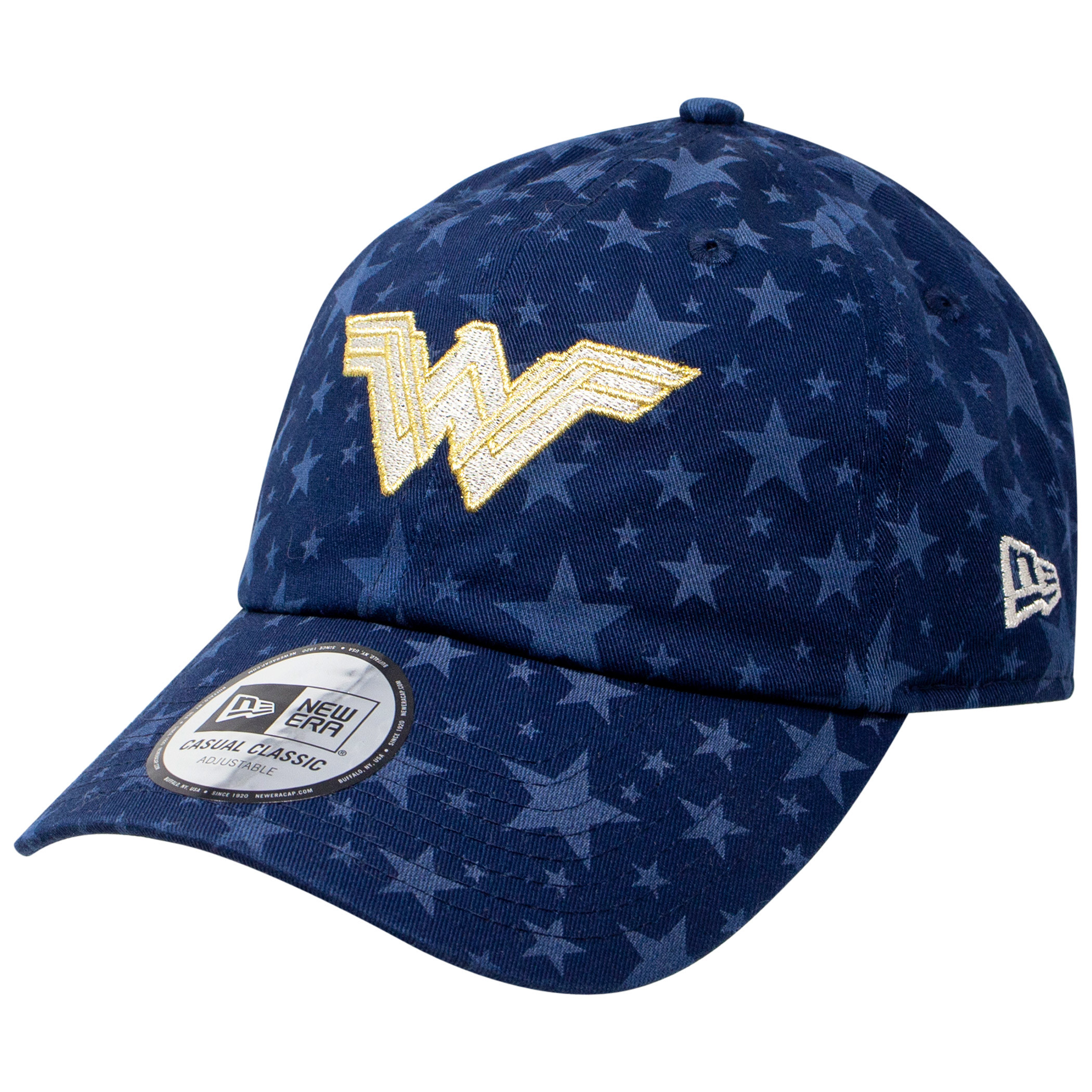 Wonder Woman Laser Etch Symbols Casual Classic New Era Hat, Blue