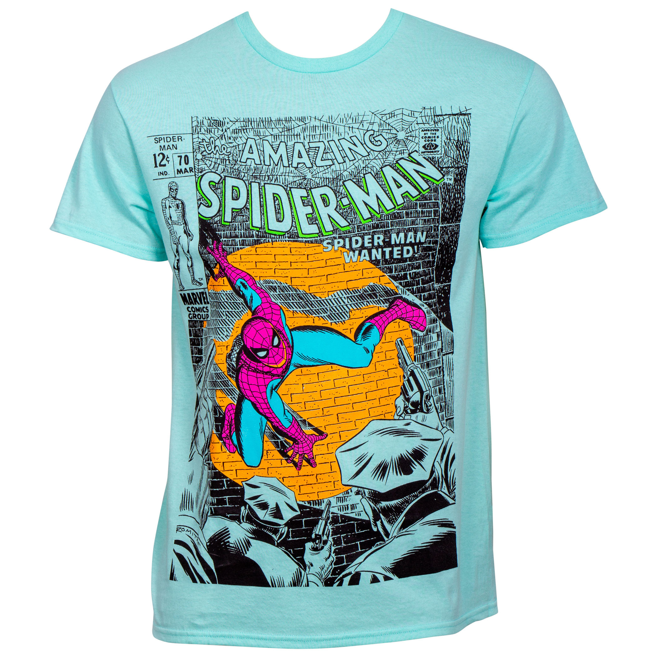 Spider-Man Wanted! T-Shirt, Blue