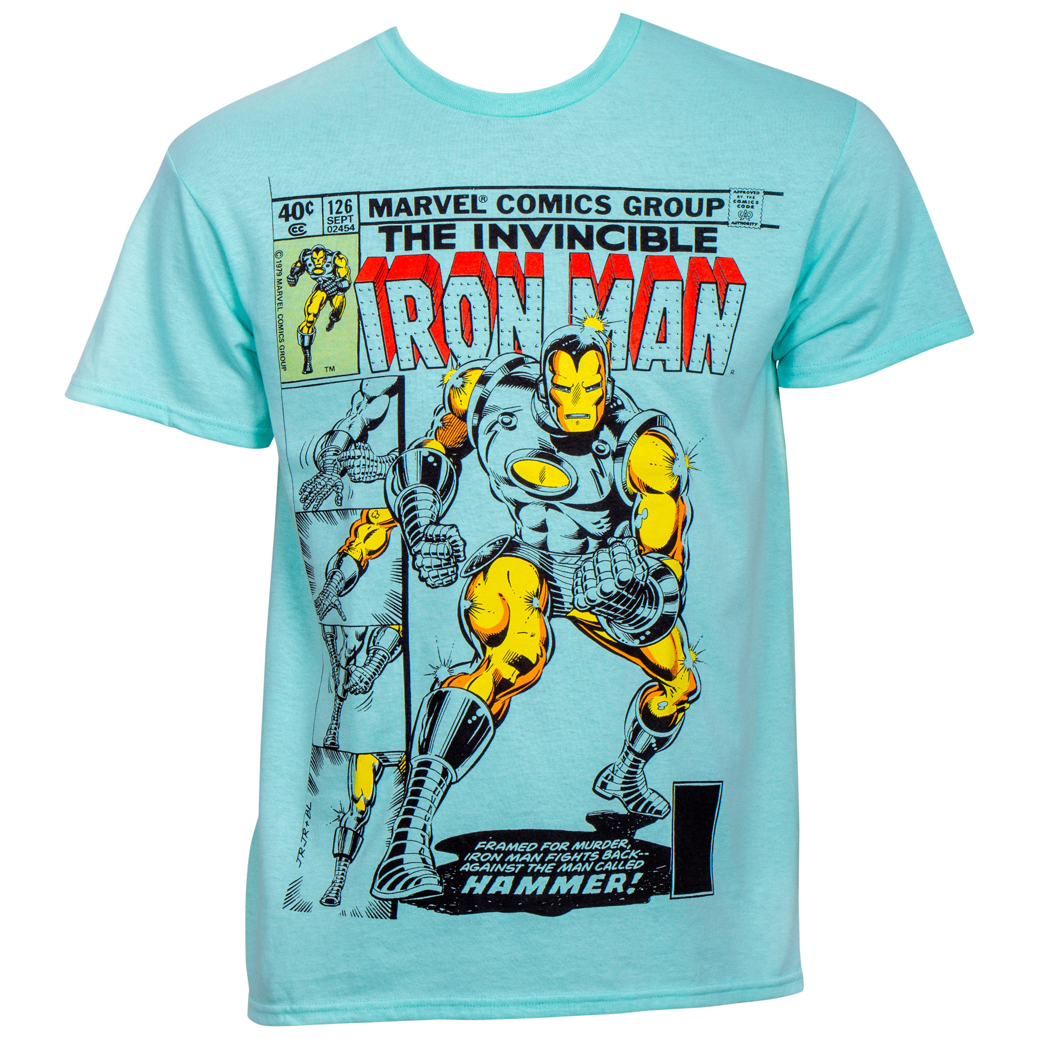 Iron Man Hammer T-Shirt, Blue