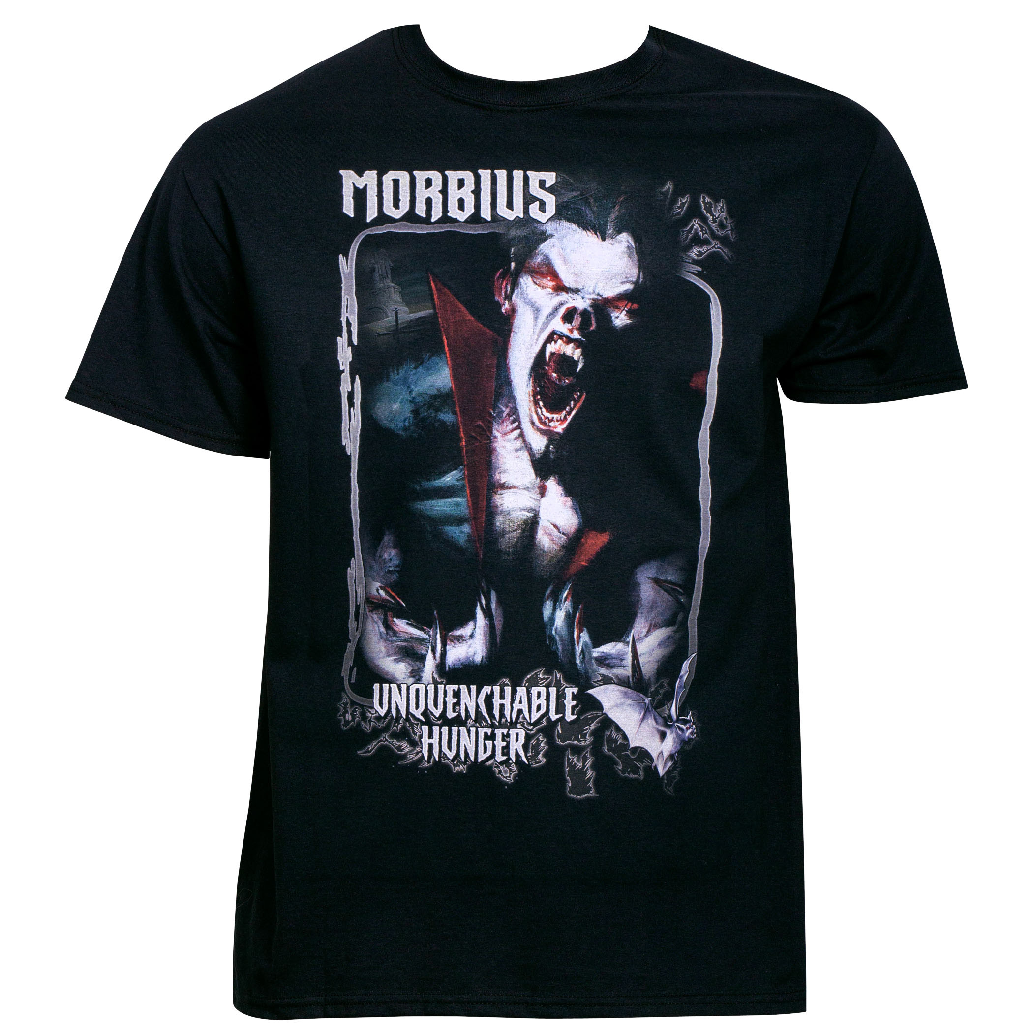 Marvel's Morbius Unquenchable Hunger T-Shirt, Black