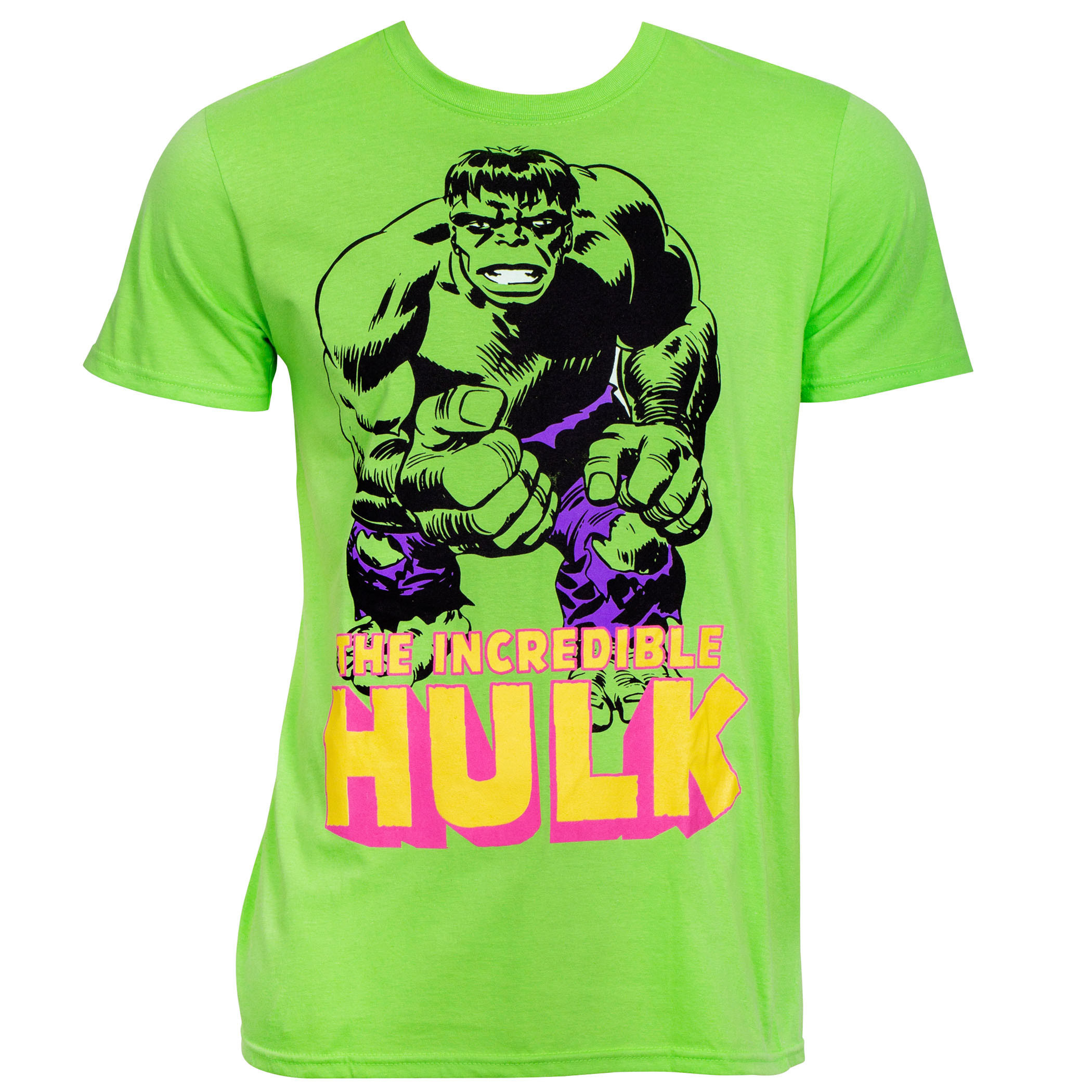 The Incredible Hulk Retro Fist T-Shirt, Green