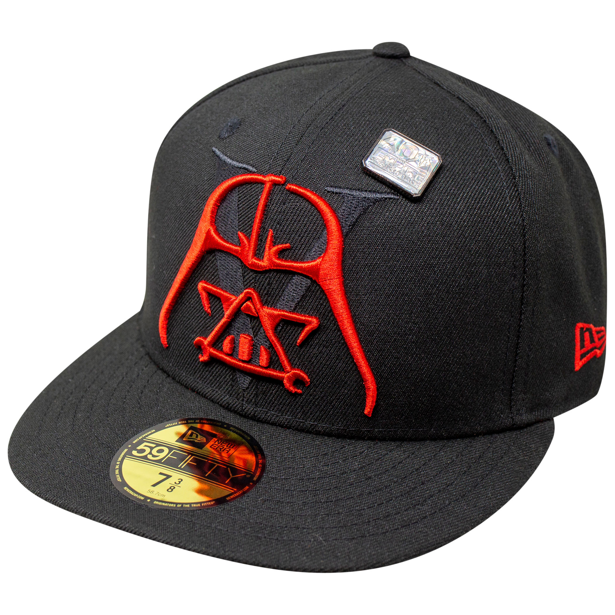 Star Wars Empire Strikes Back 40th Anniversary Outline New Era 59Fifty Hat, Black