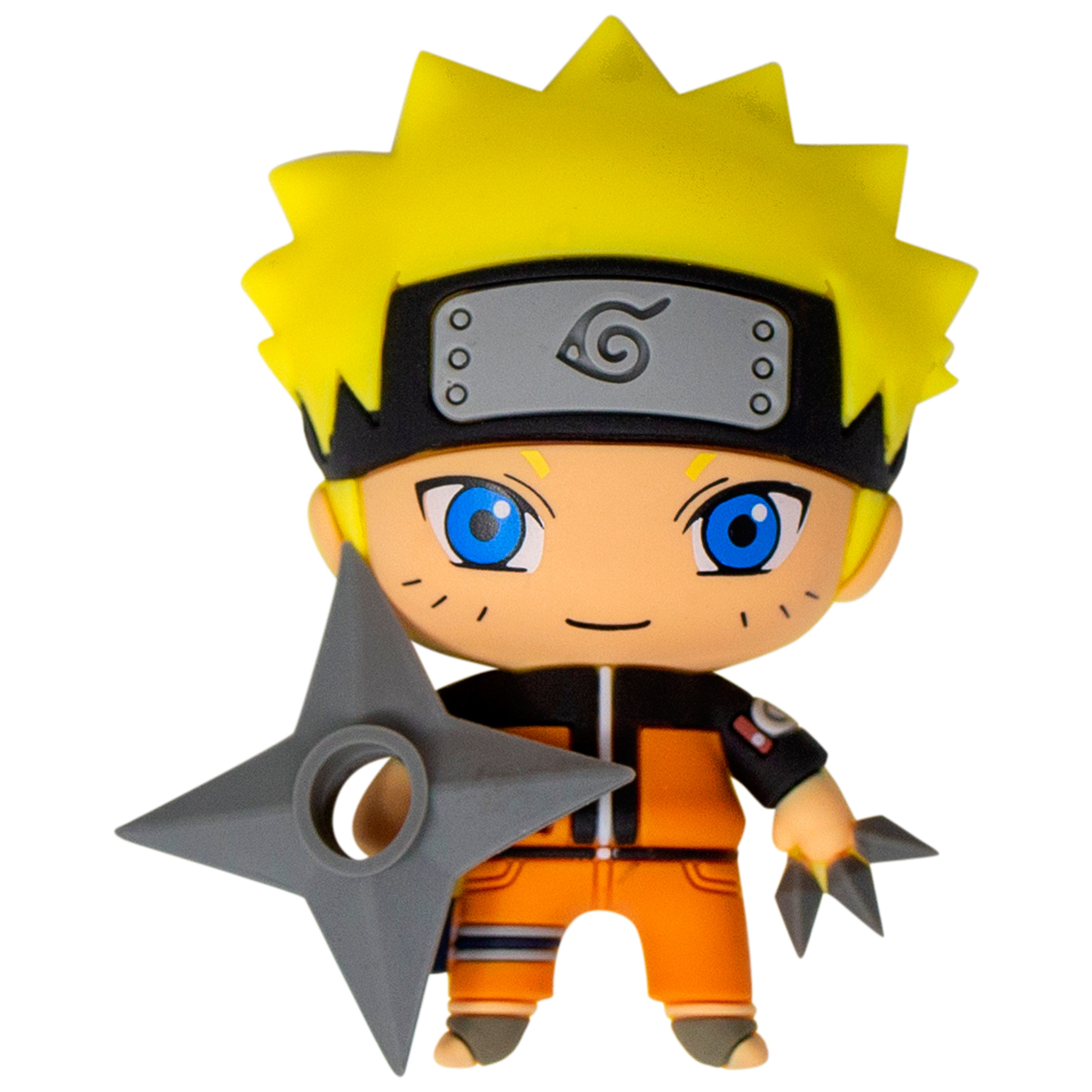 Naruto Character 3D Foam Magnet, Multi-Color