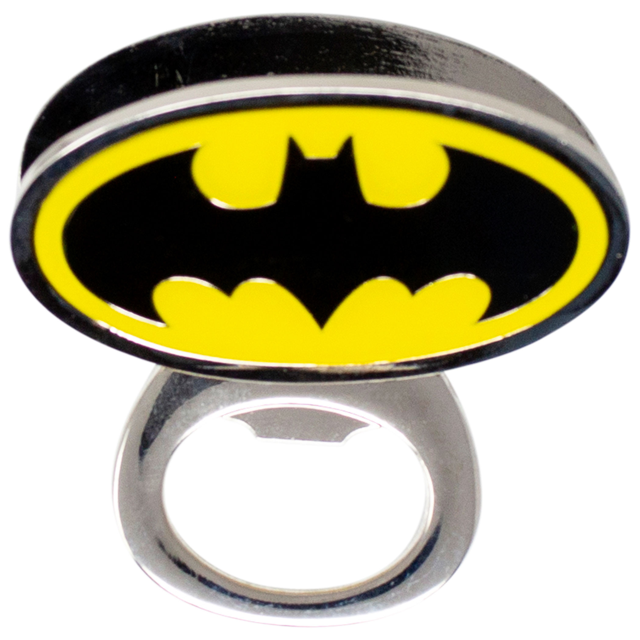 Batman Symbol Bottle Opener Magnet, Yellow