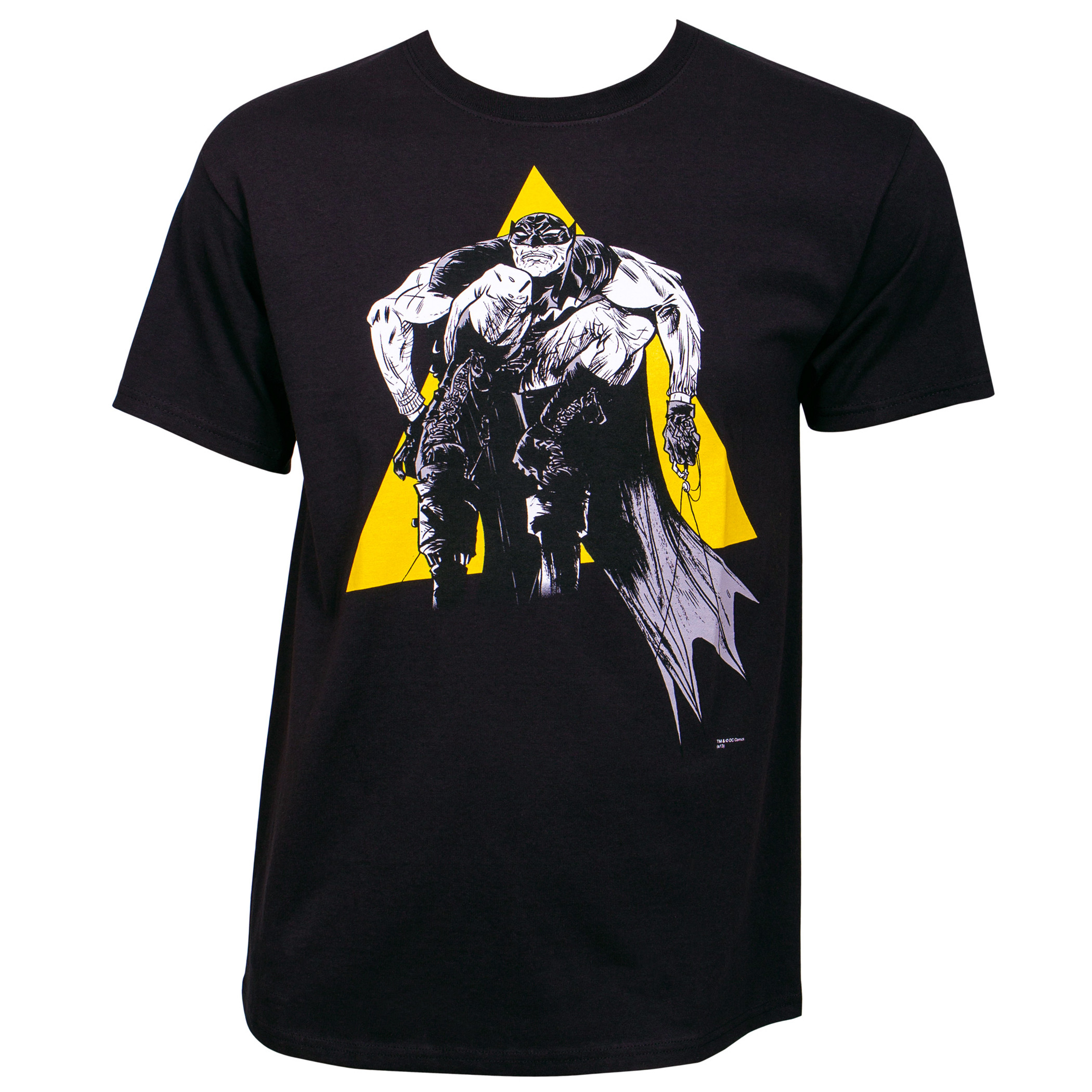 Batman Year 100 Men's Black T-Shirt, Black