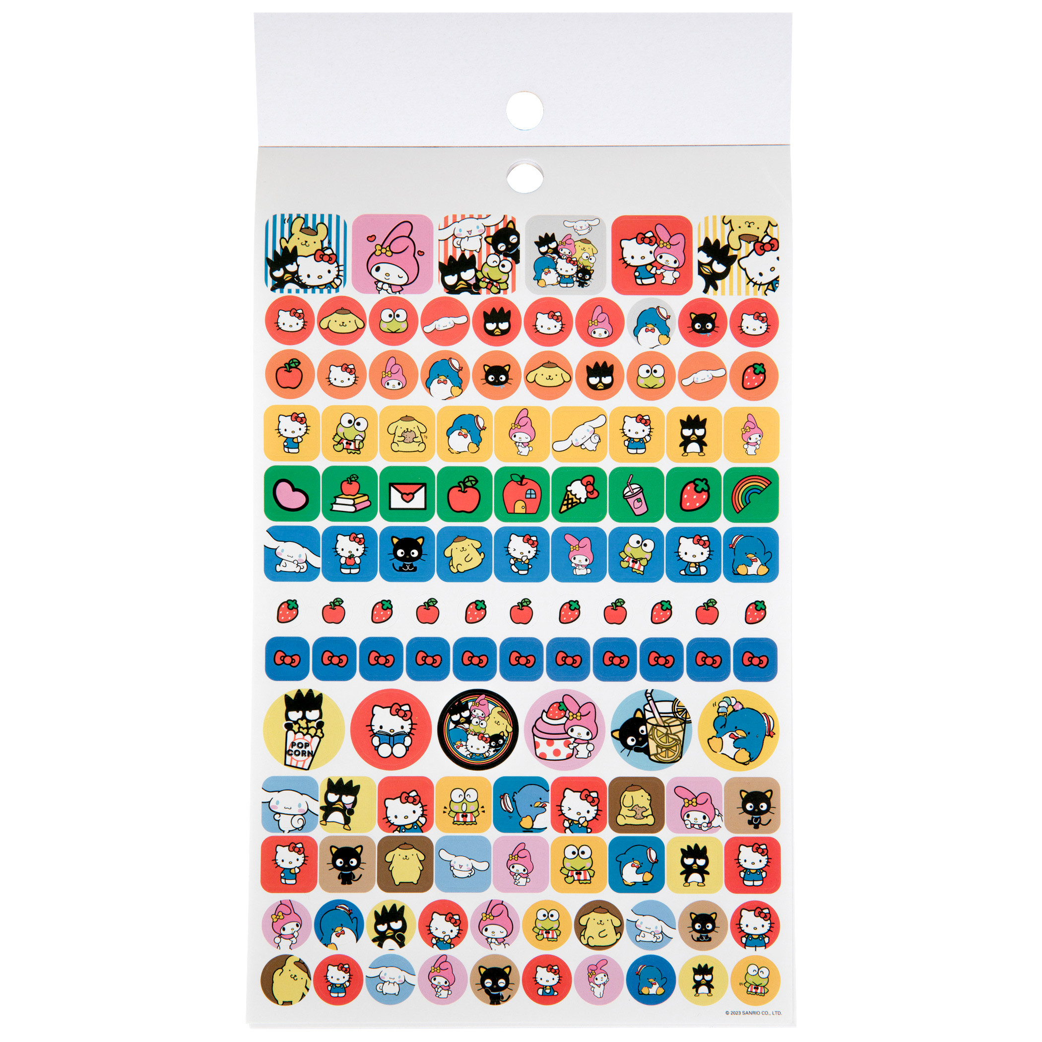 Hello Kitty and Friends Sanrio 295+ 4-Sheet Sticker Pad, Multi-Color