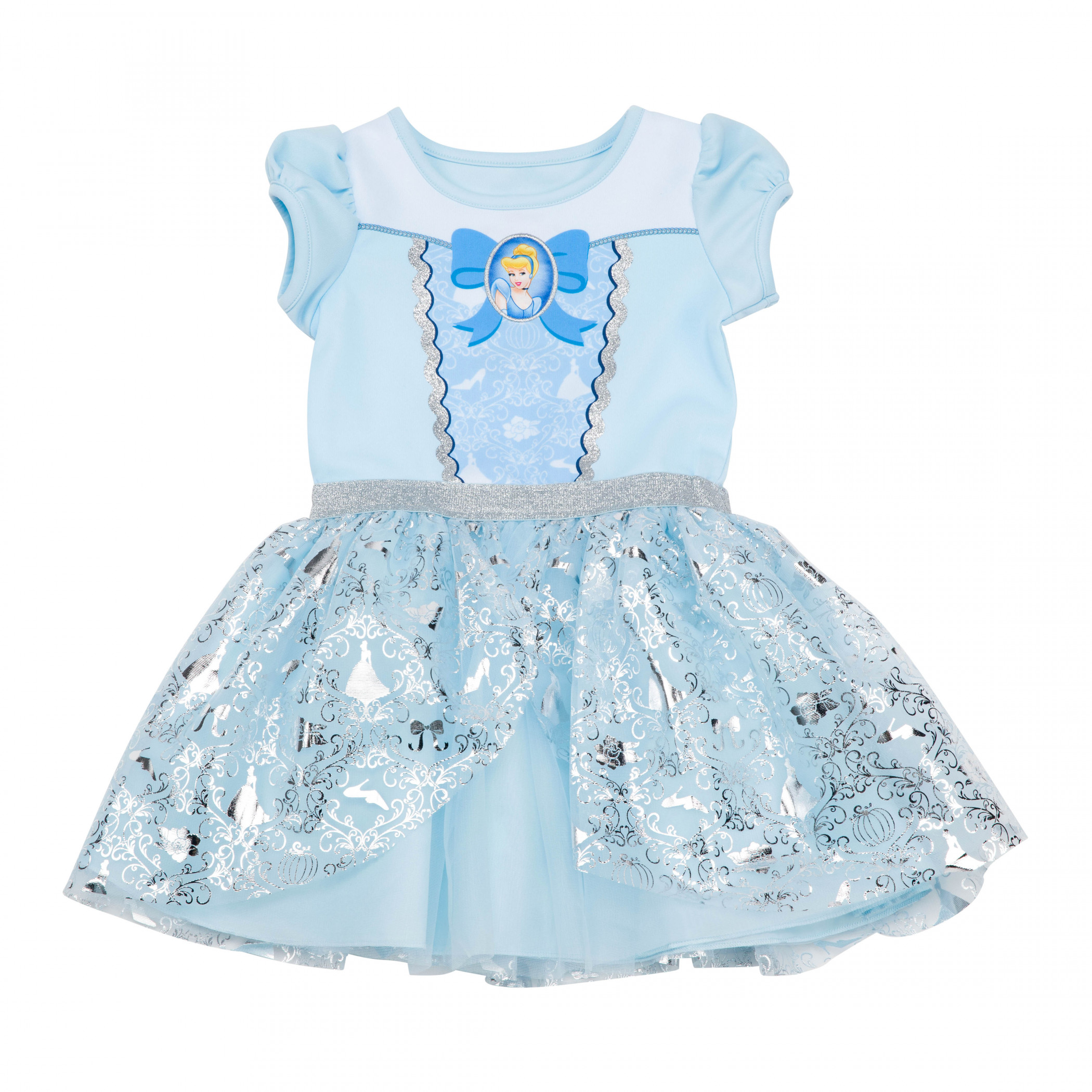 Cinderella Cosplay Toddler's Princess Dress Blue - Picture 3 of 6