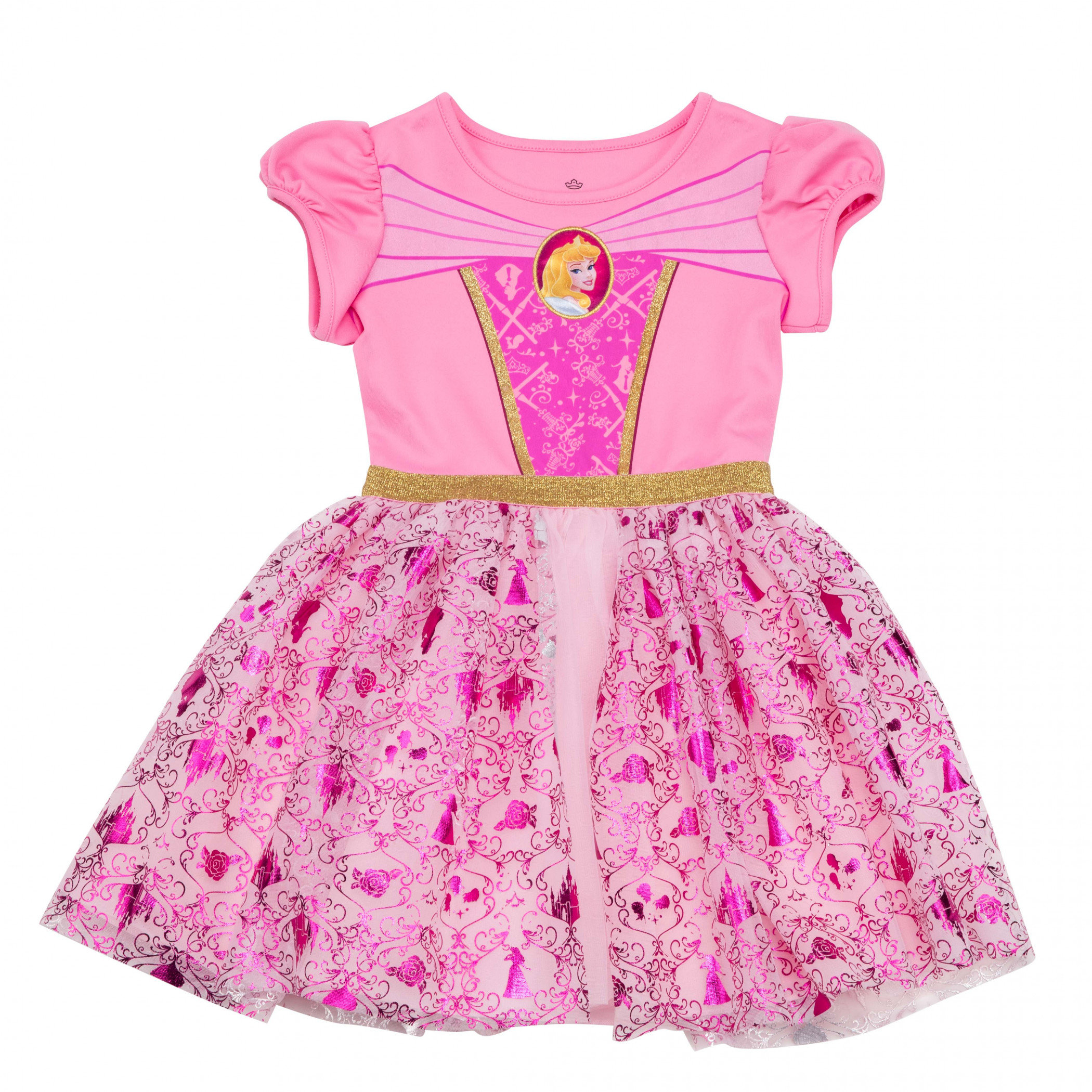 Sleeping Beauty Cosplay Toddler's Princess Dress Pink - Picture 3 of 6