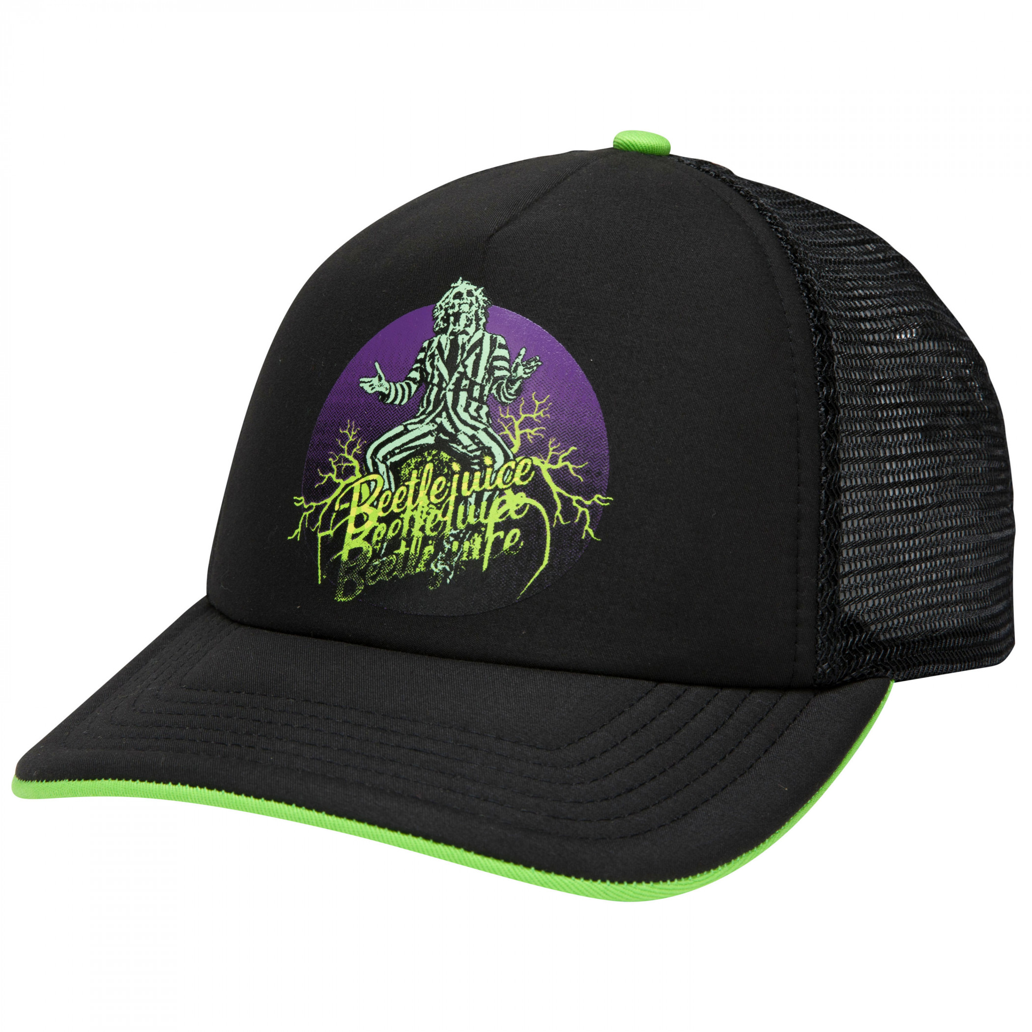 Beetlejuice Roots Retro Trucker Hat, Multi-Color
