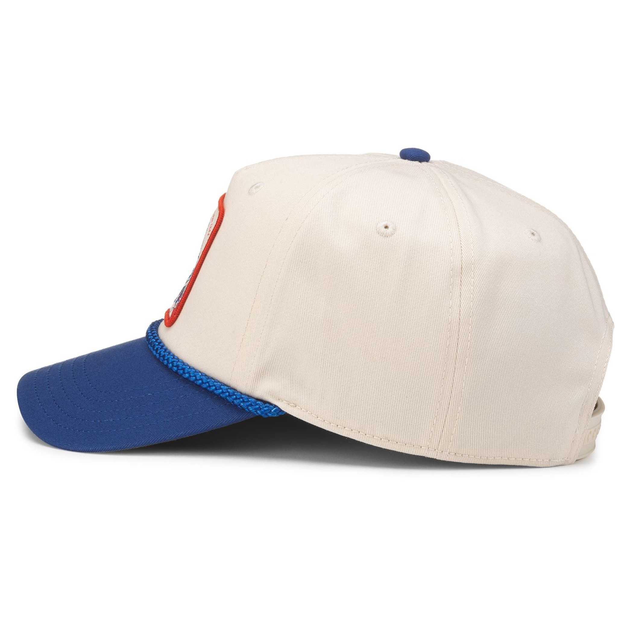 Pabst Blue Ribbon Two Tone Flat Bill Adjustable Snapback Hat