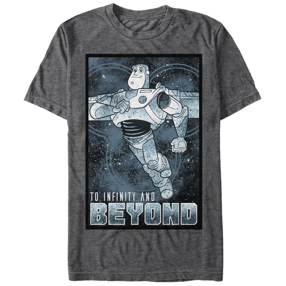 Disney Pixar Toy Story 1-3 Infinity Man Gray T-Shirt