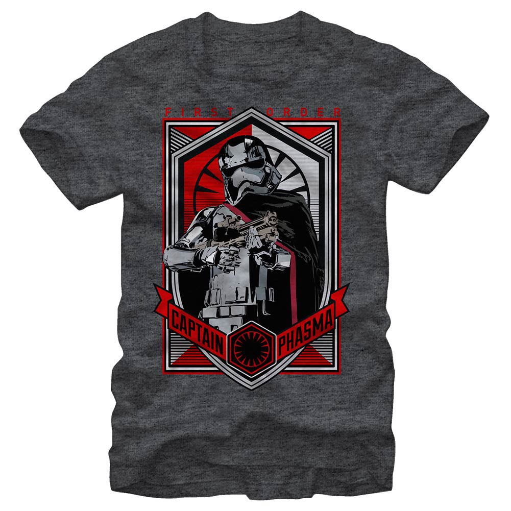 Star Wars Episode 7 First Order Gray T-Shirt, Grey