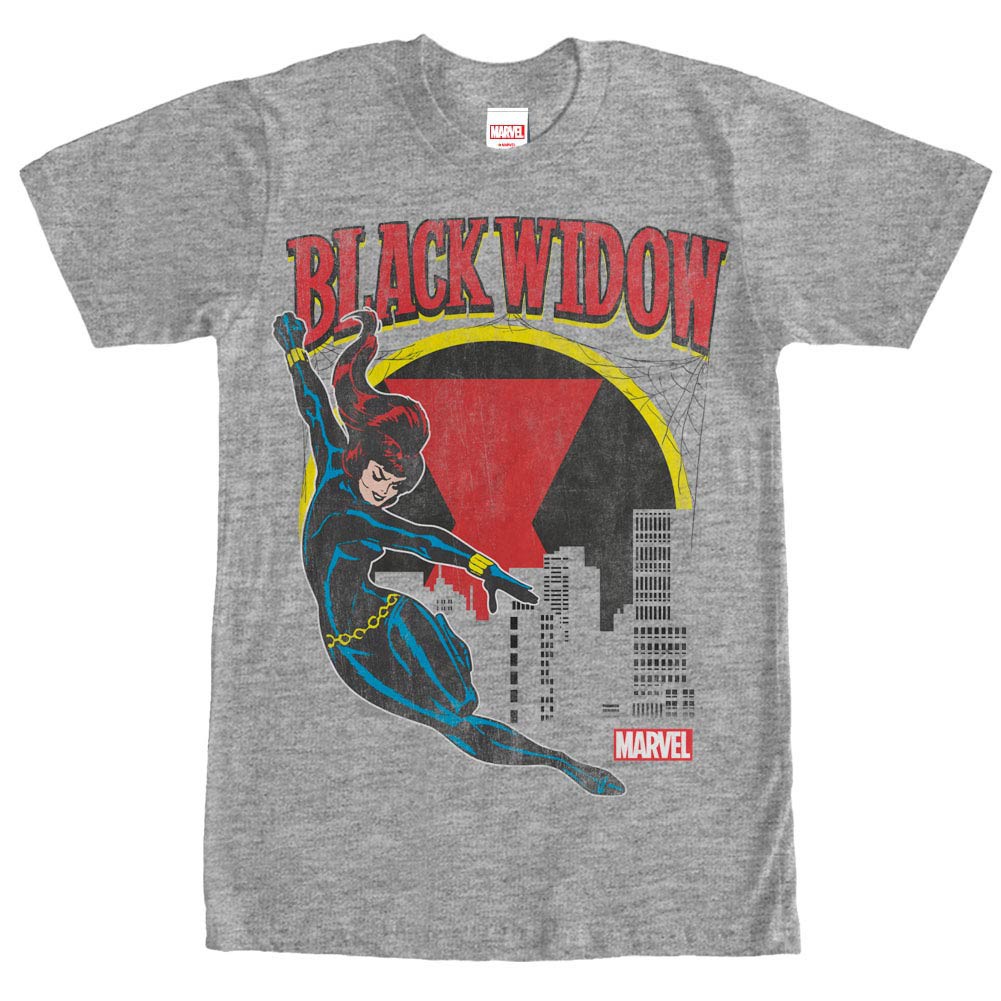 Spider-Man Web Slinger Men's Gray T-Shirt, Grey