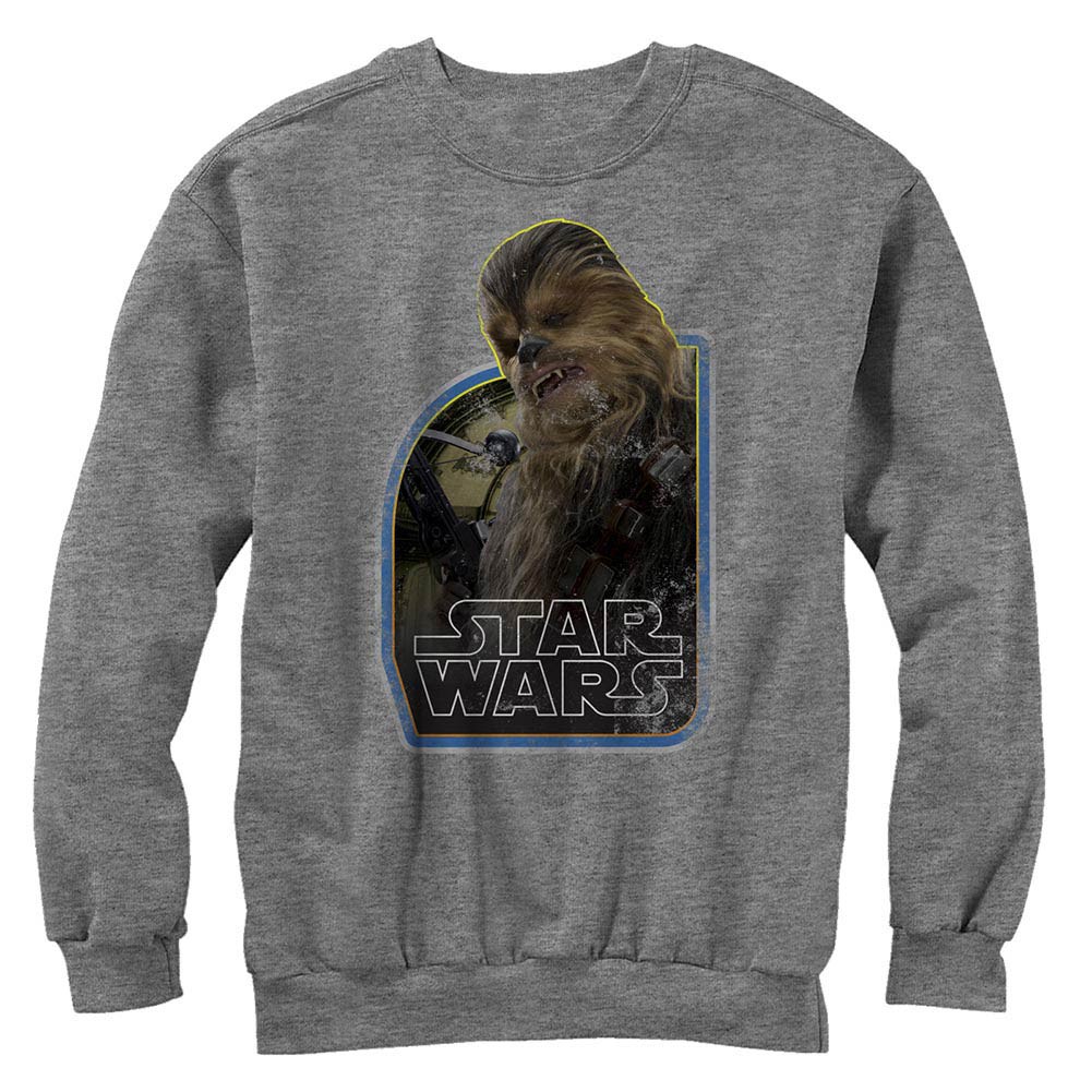 Star Wars Episode 7 The Wookie Gray Long Sleeve T-Shirt, Grey