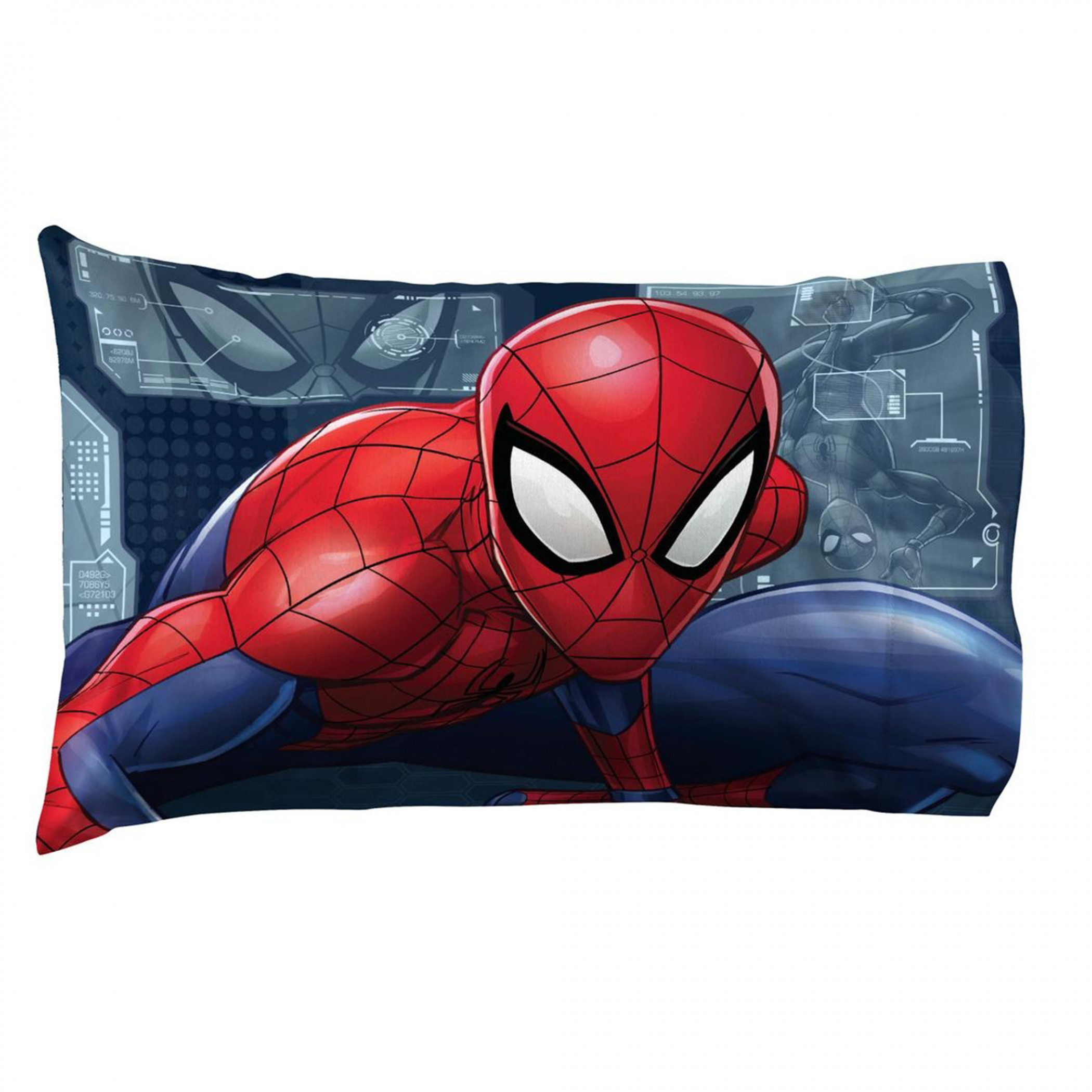 Spider-Man Tech Double-Sided Pillow Case 1-Pack, Multi-Color