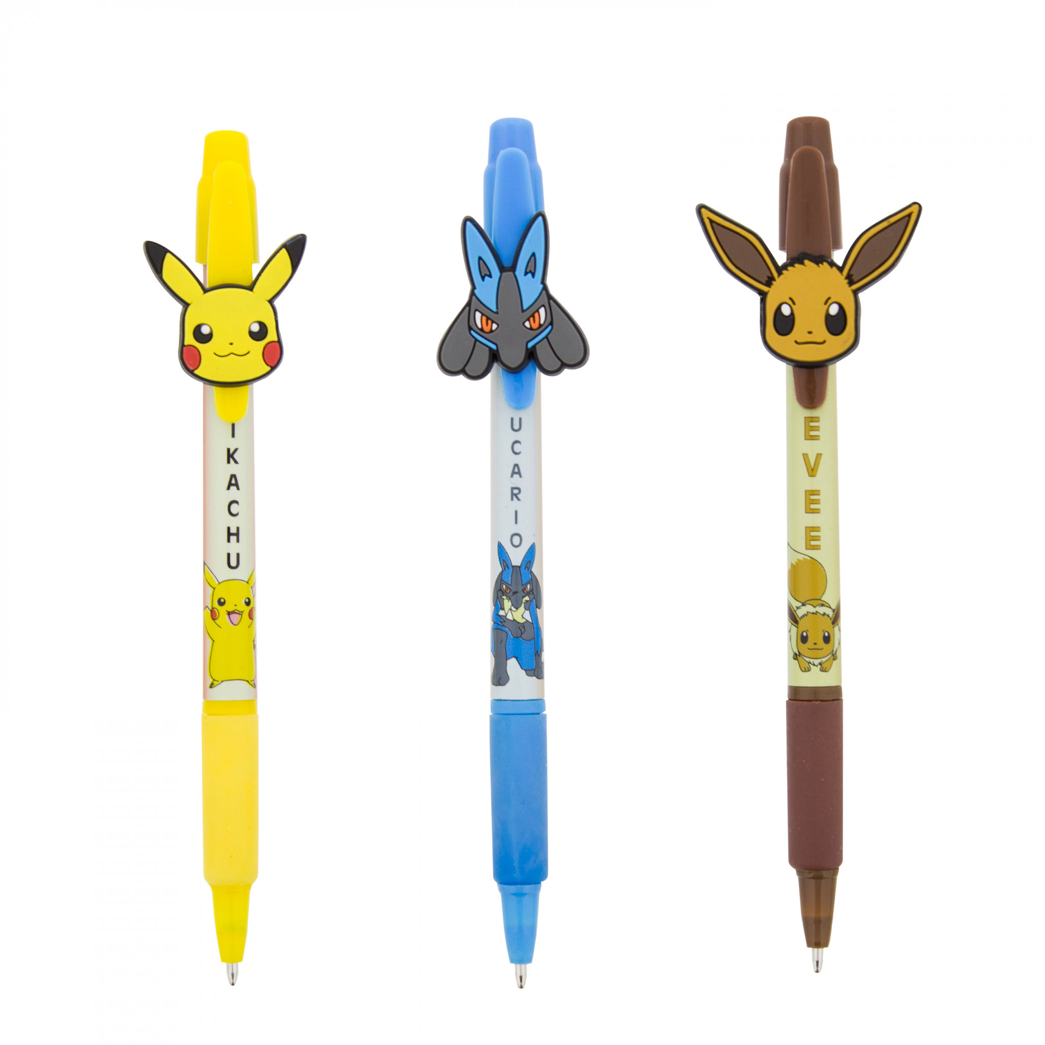Pokemon Gen 1 Favorites 3-Pack Pen Set, Multi-Color