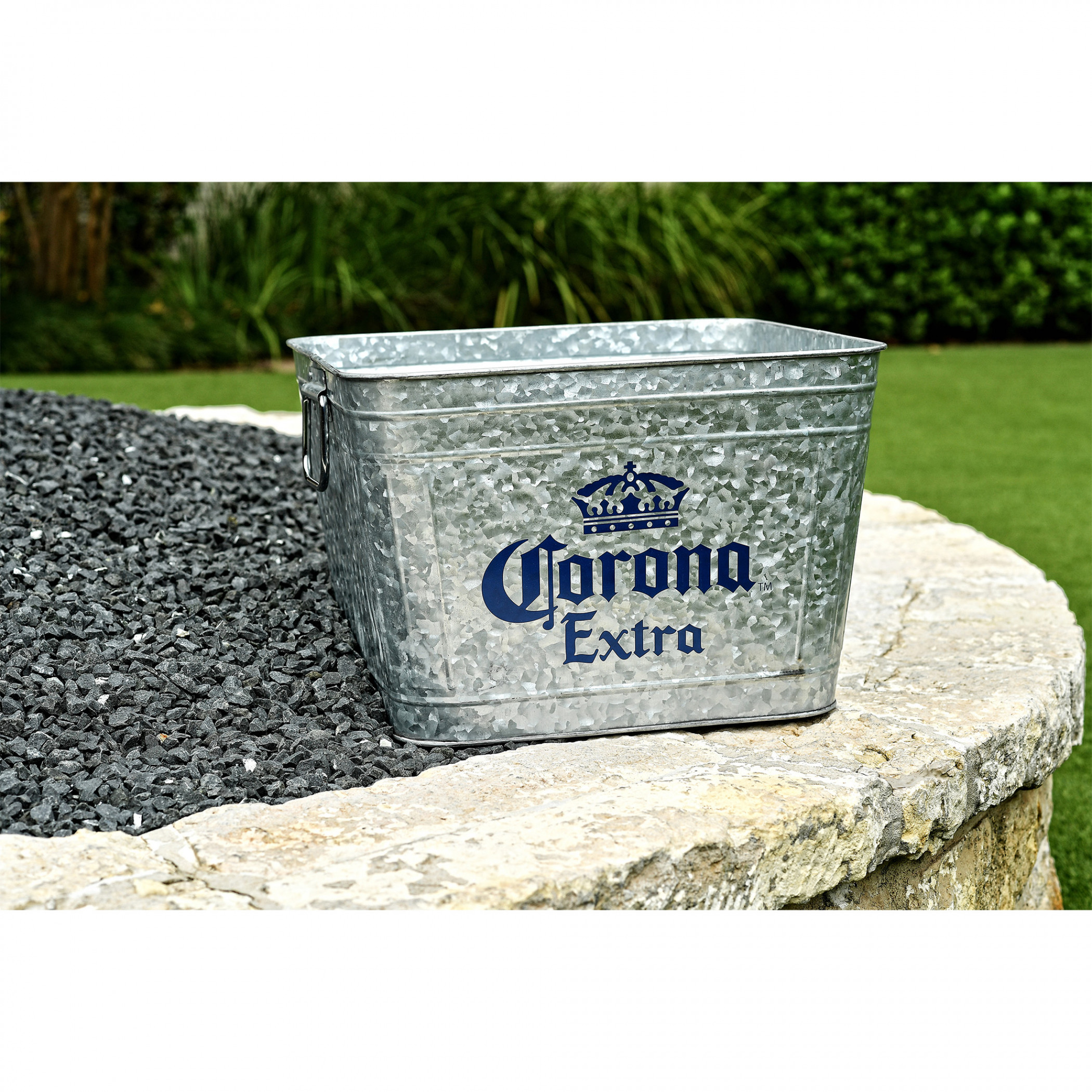 Corona Extra 42qt Steel Drink Tub with Handles and Drain Plug