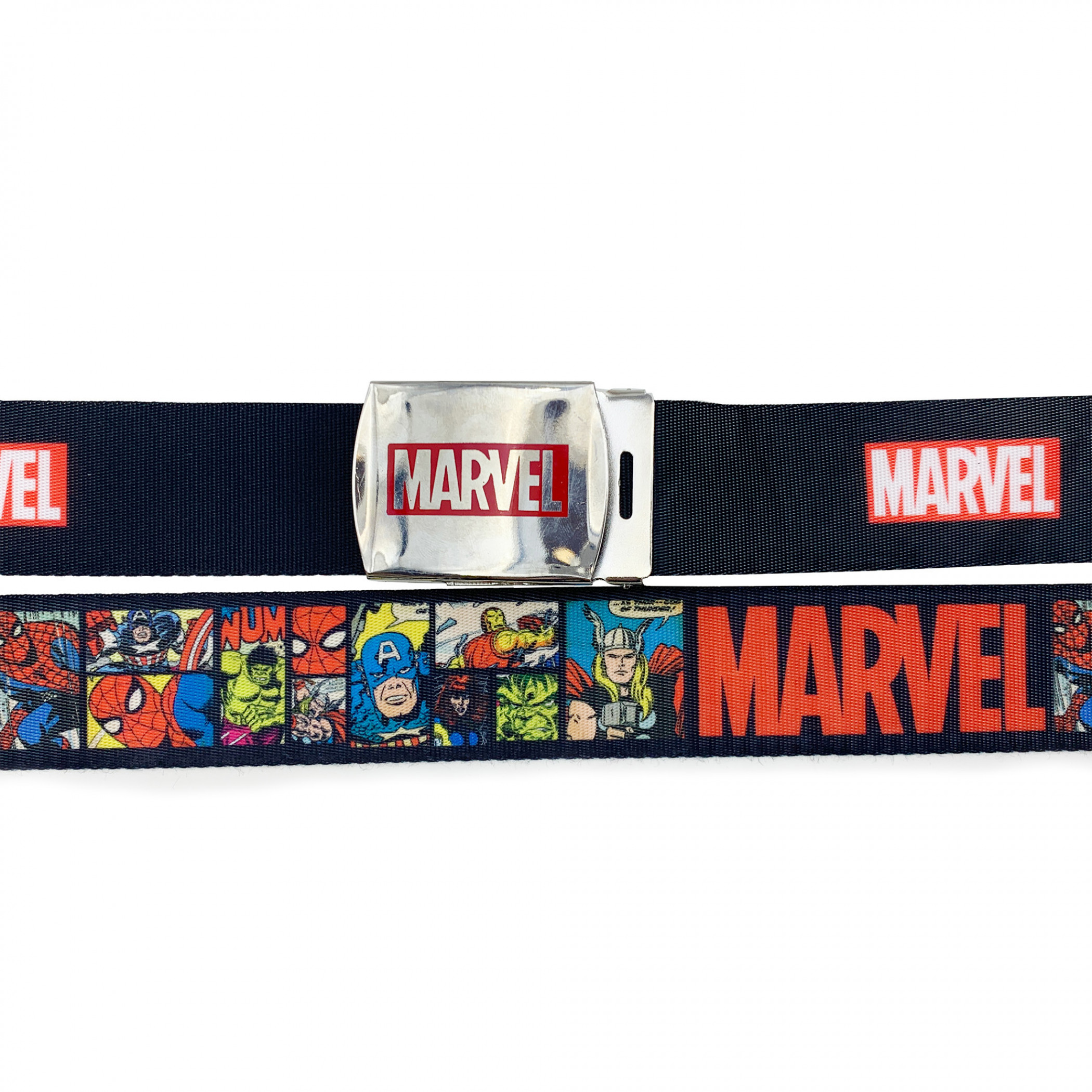 Avengers Classic Marvel Heroes Web Belt, Multi-Color