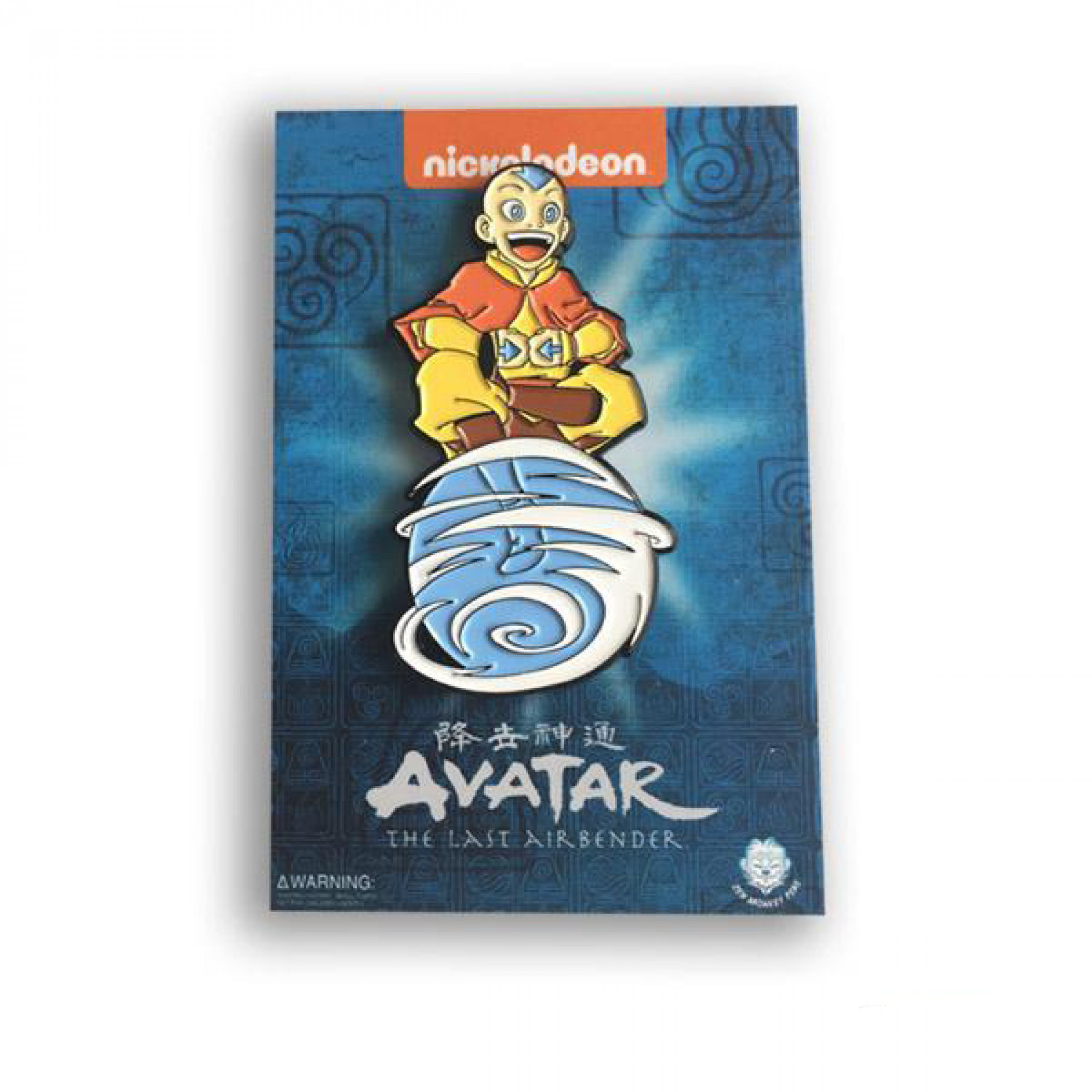 Avatar: The Last Airbender Aang on Air Scooter Enamel Pin, Multi-Color