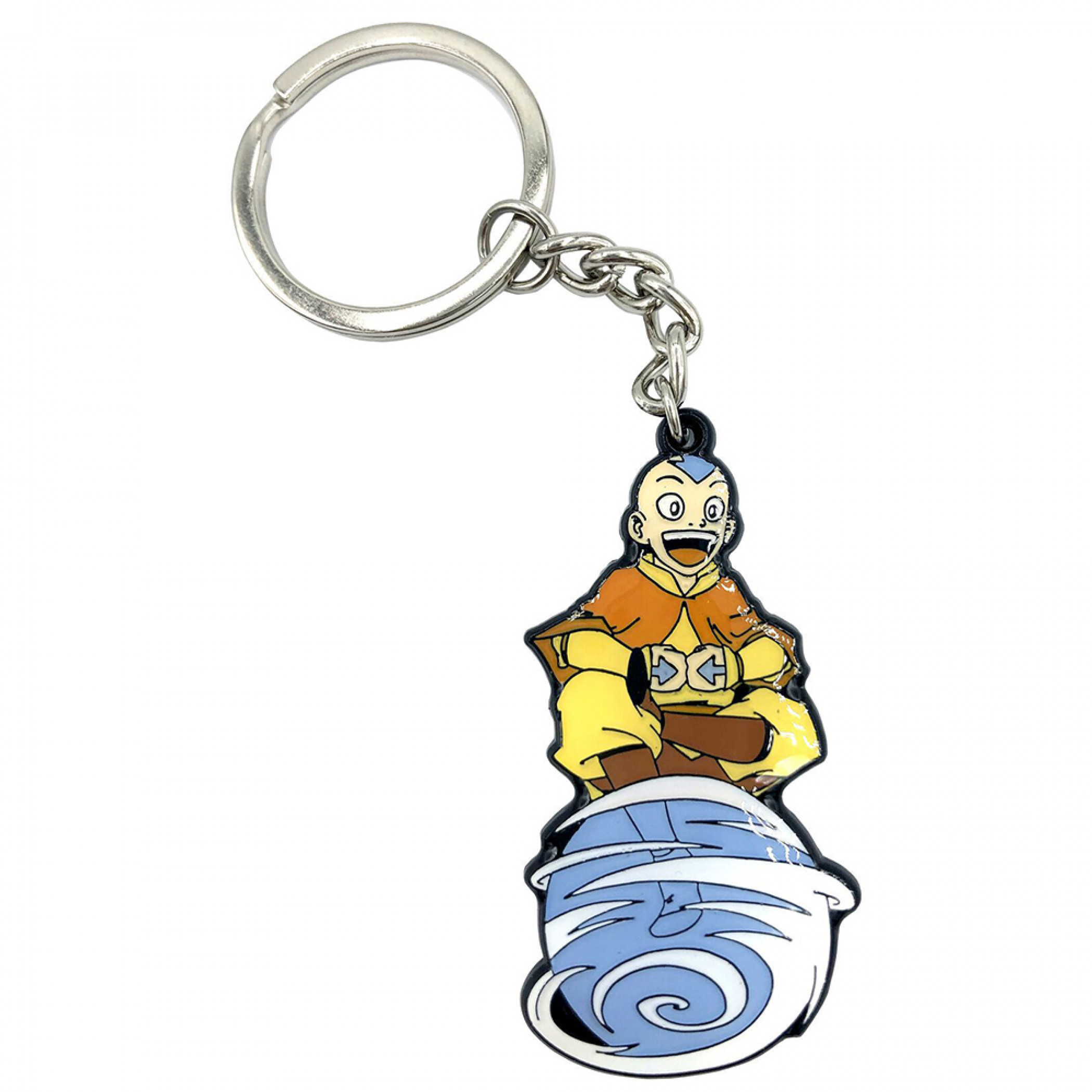 Avatar: The Last Airbender Aang on Air Scooter Keychain, Multi-Color