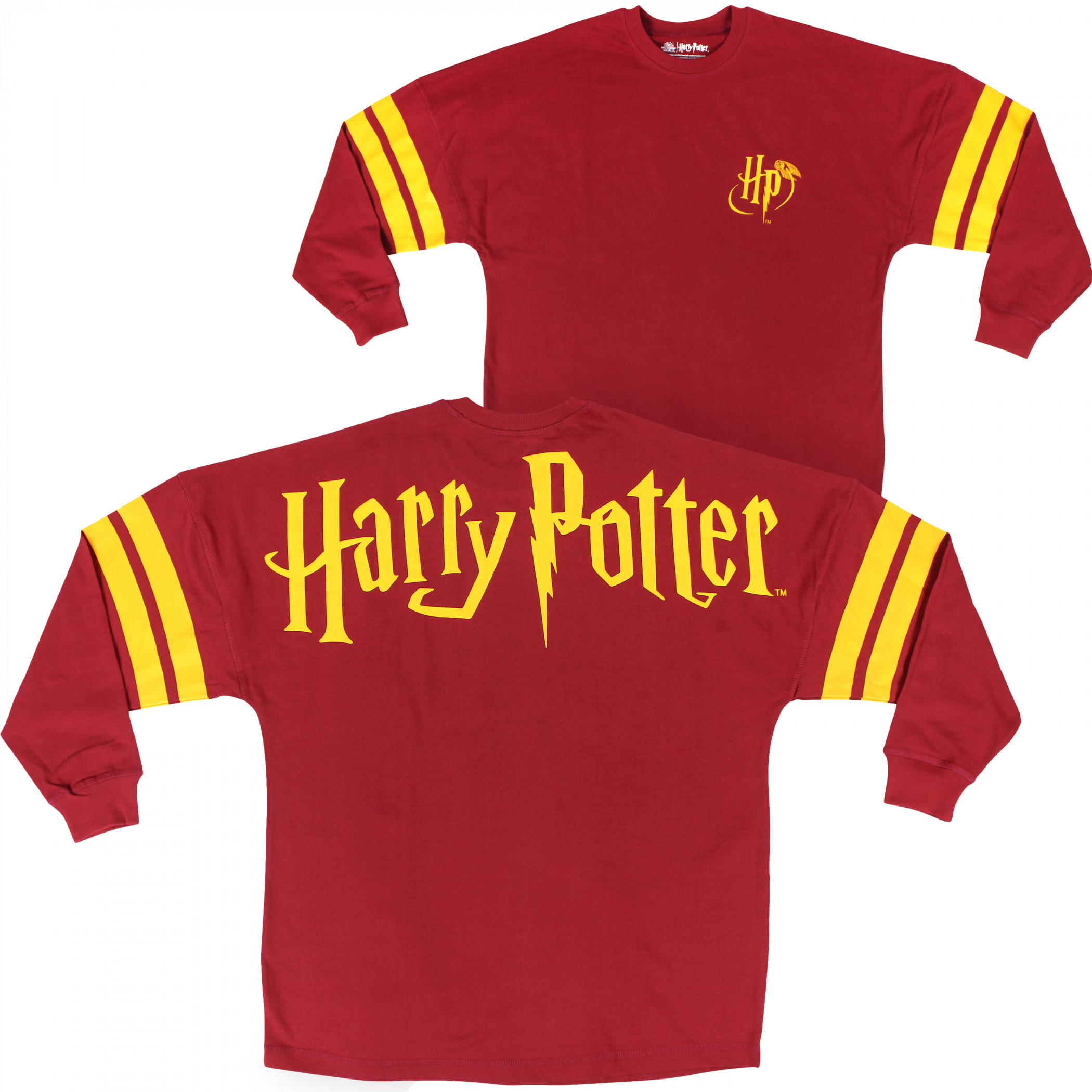 Harry Potter Front and Back Print Sweatshirt, Red