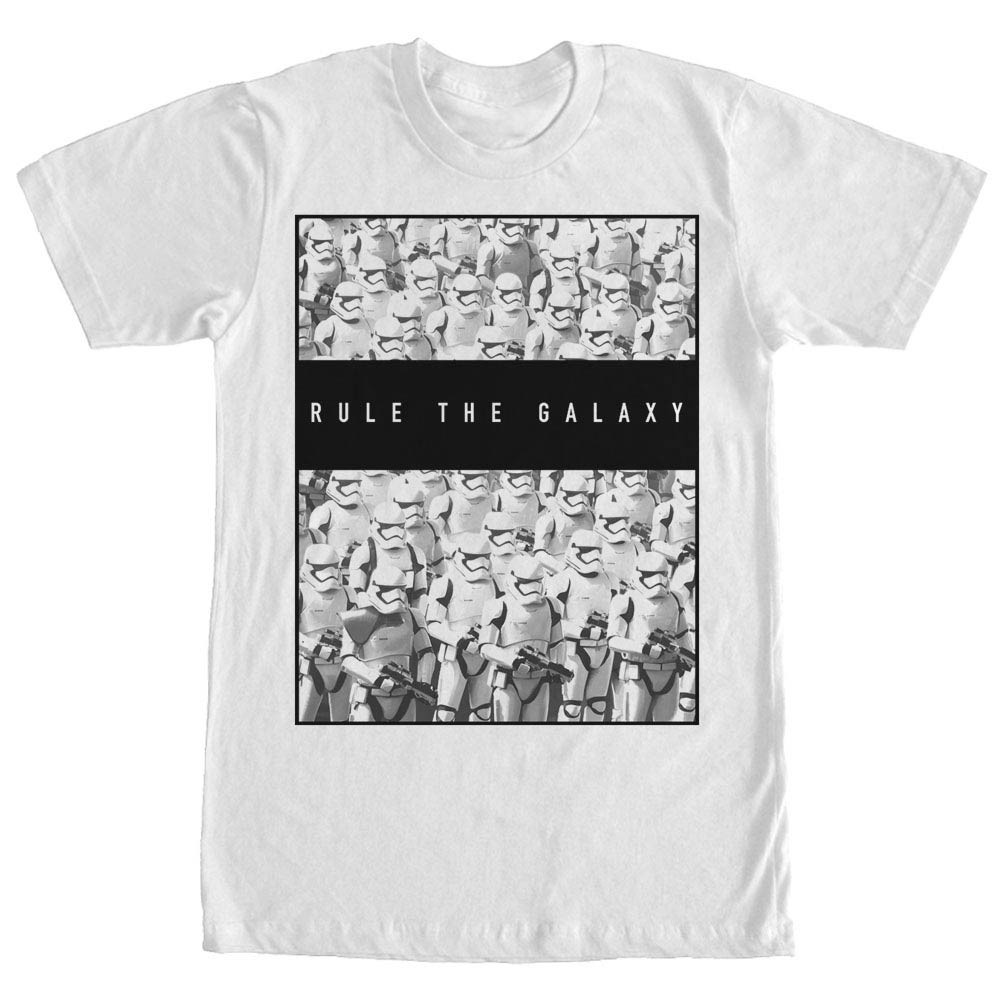 Star Wars Episode 7 Rule Pattern White T-Shirt, White
