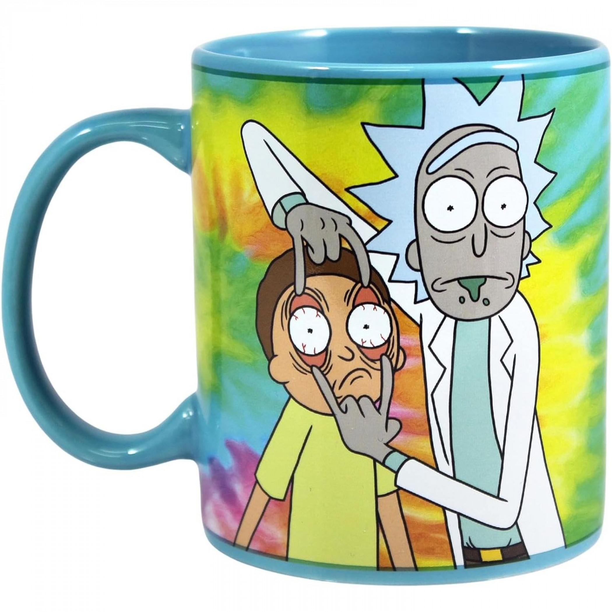 Rick And Morty Psychedelic Heat Color Changing 11 oz. Ceramic Mug, Multi-Color
