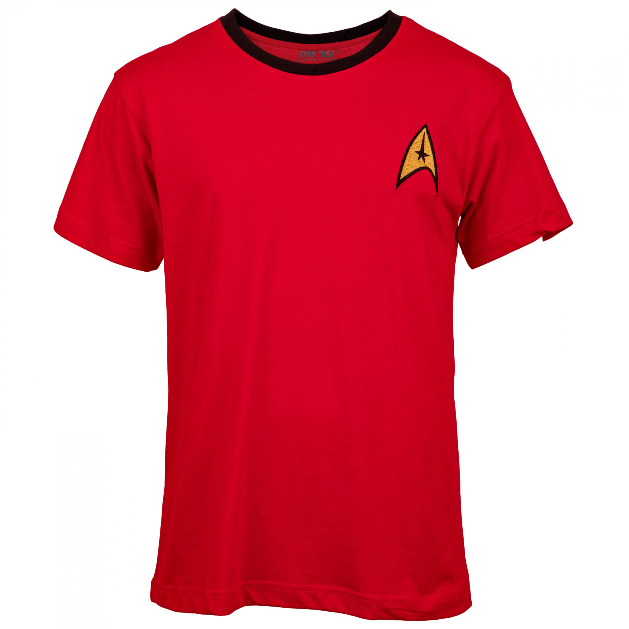 Star Trek Engineer Badge T-Shirt, Red