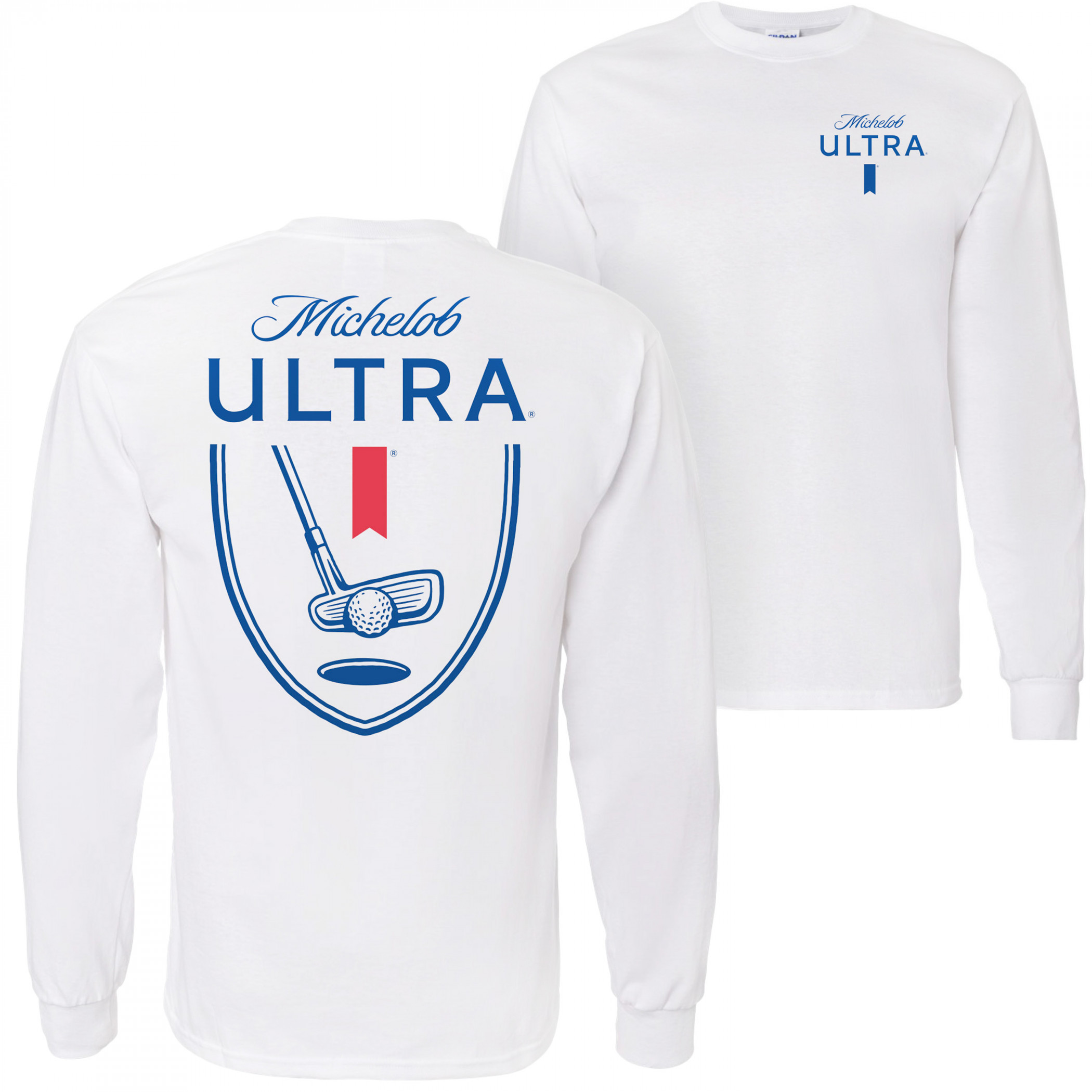 Michelob Ultra Golf Crest White Colorway Long Sleeve Shirt