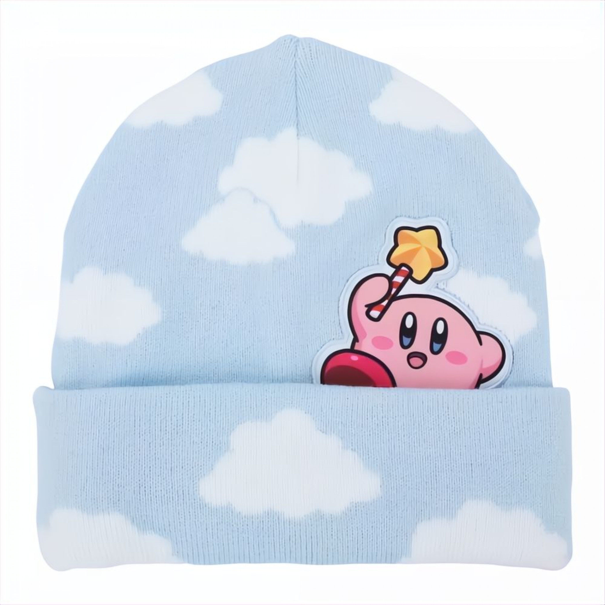 Kirby Peek-A-Boo Cuff Beanie, Blue
