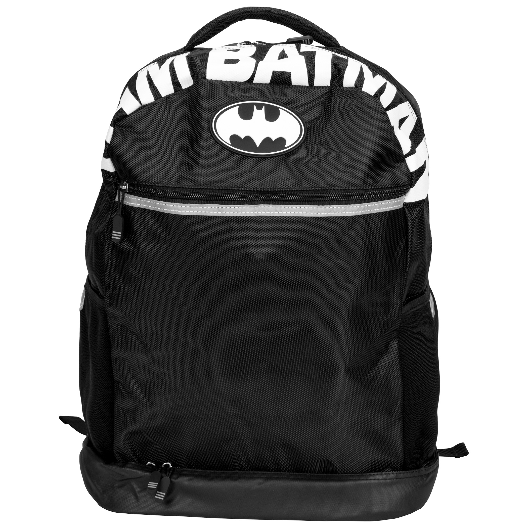 Batman Monochrome Logo 16'  Backpack, Black
