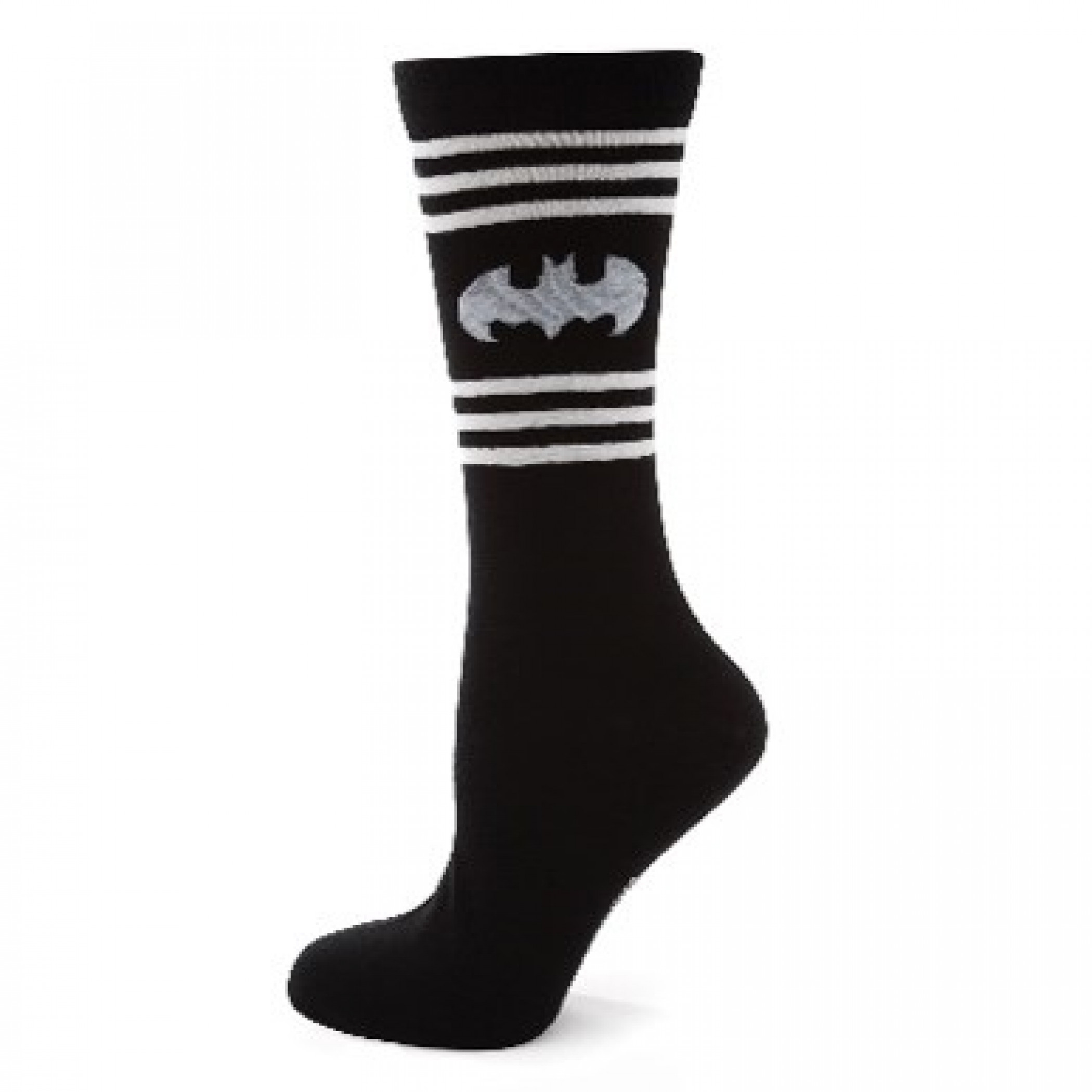 Batman Logo Striped Dress Socks, Multi-Color