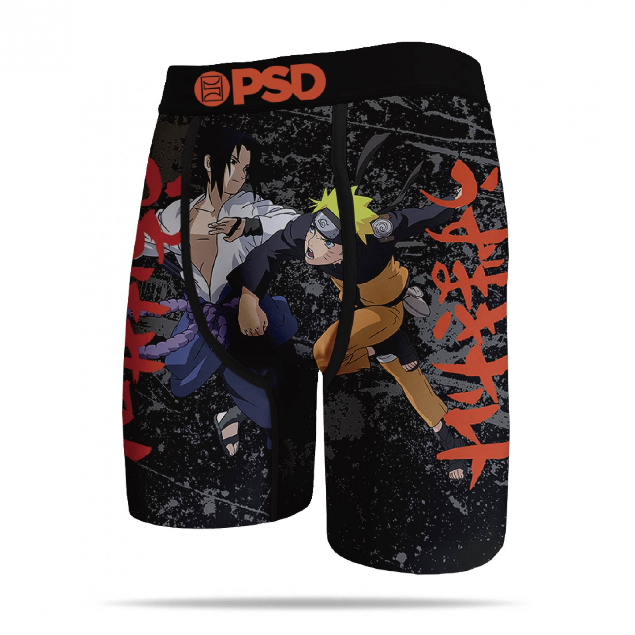 Naruto Shippuden Battle PSD Boxer Briefs, Black
