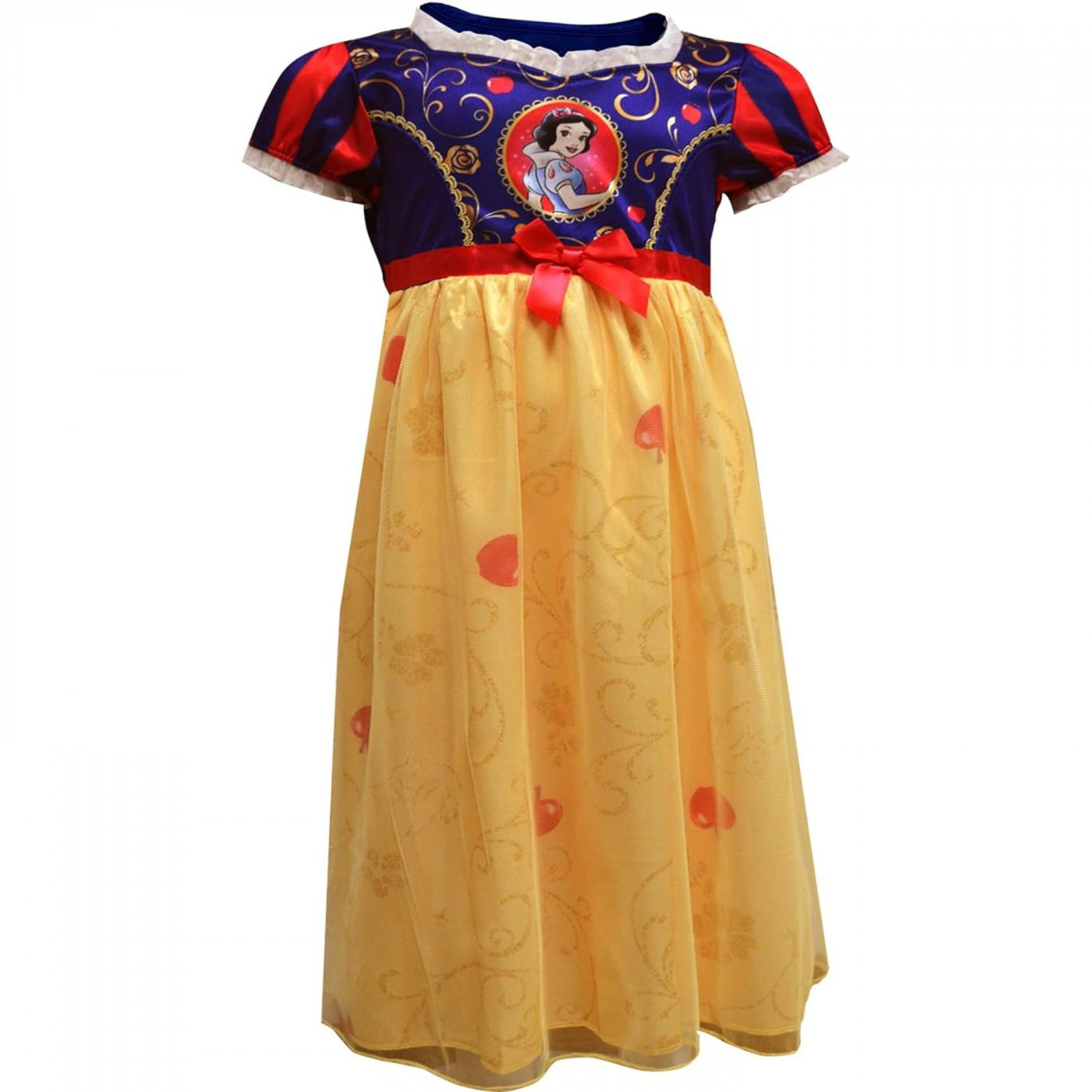 Snow White Toddler's Fantasy Gown Pajamas Multi-Color - Picture 3 of 8