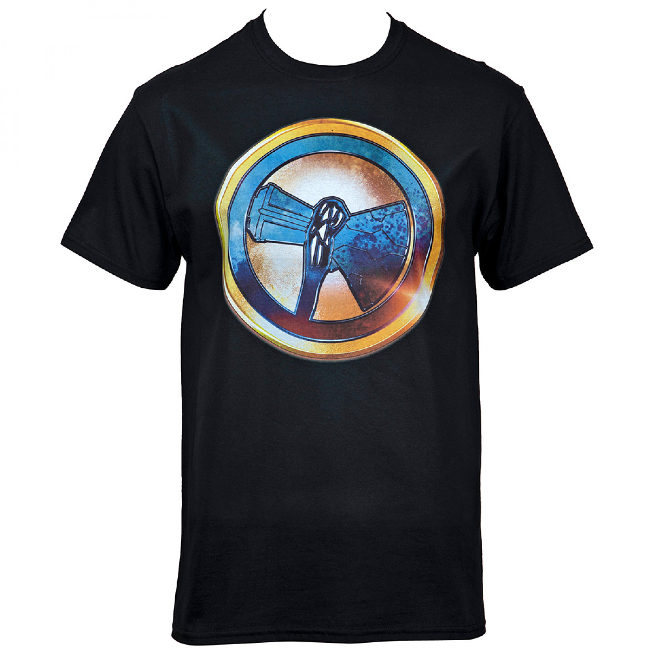 Thor Stormbreaker Golden Emblem T-Shirt, Black