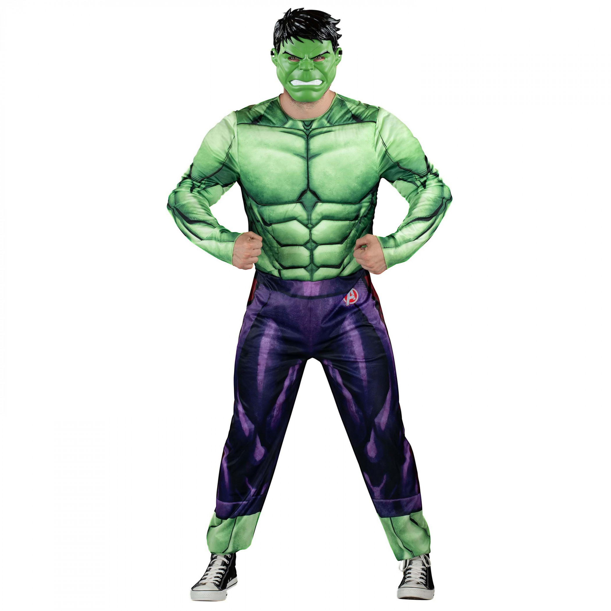 The Incredible Hulk Men's Qualux Foam Costume, Green