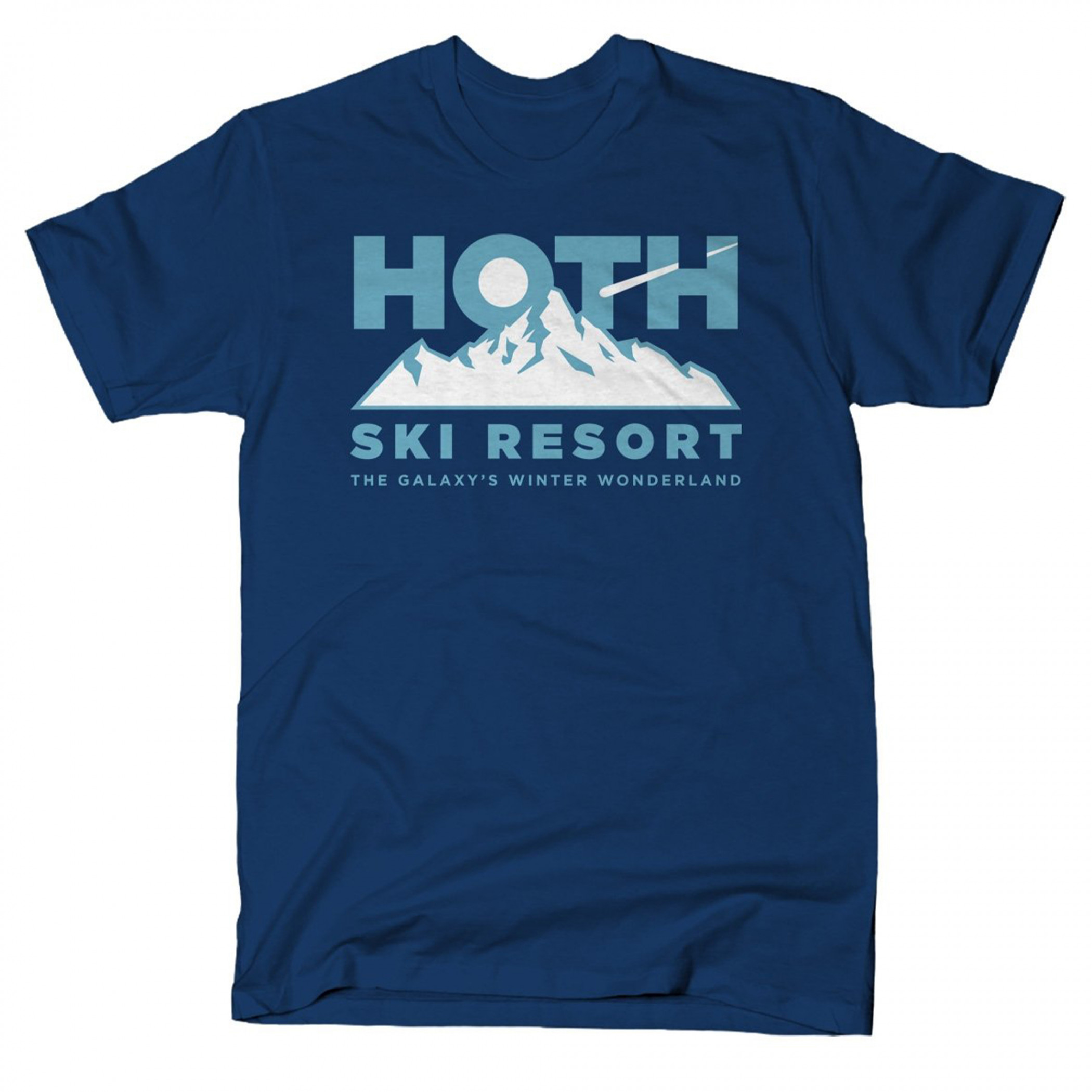 Star Wars Hoth Ski Resort T-Shirt, Blue