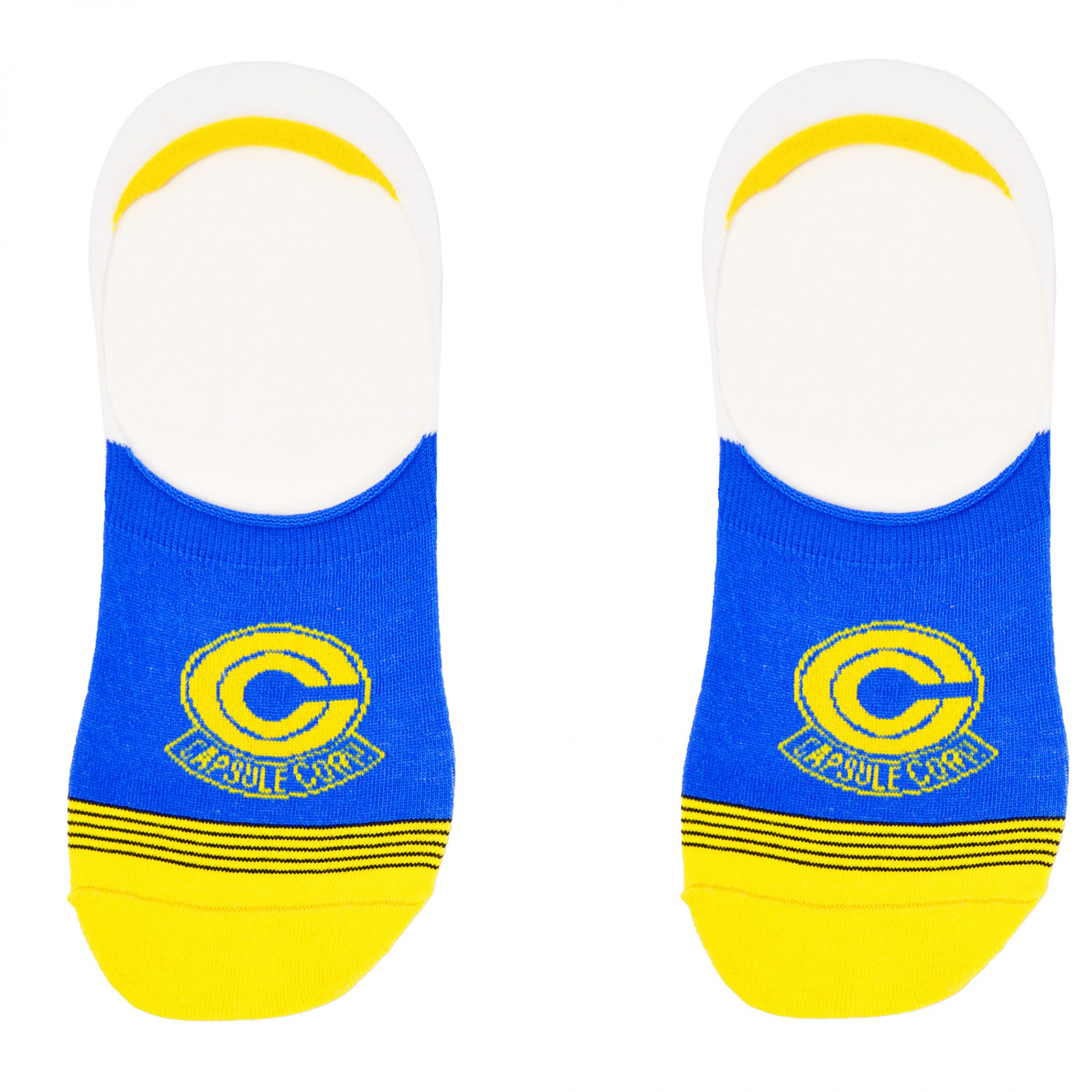 Dragon Ball Super Capsule Corp. No Show Socks, Multi-Color