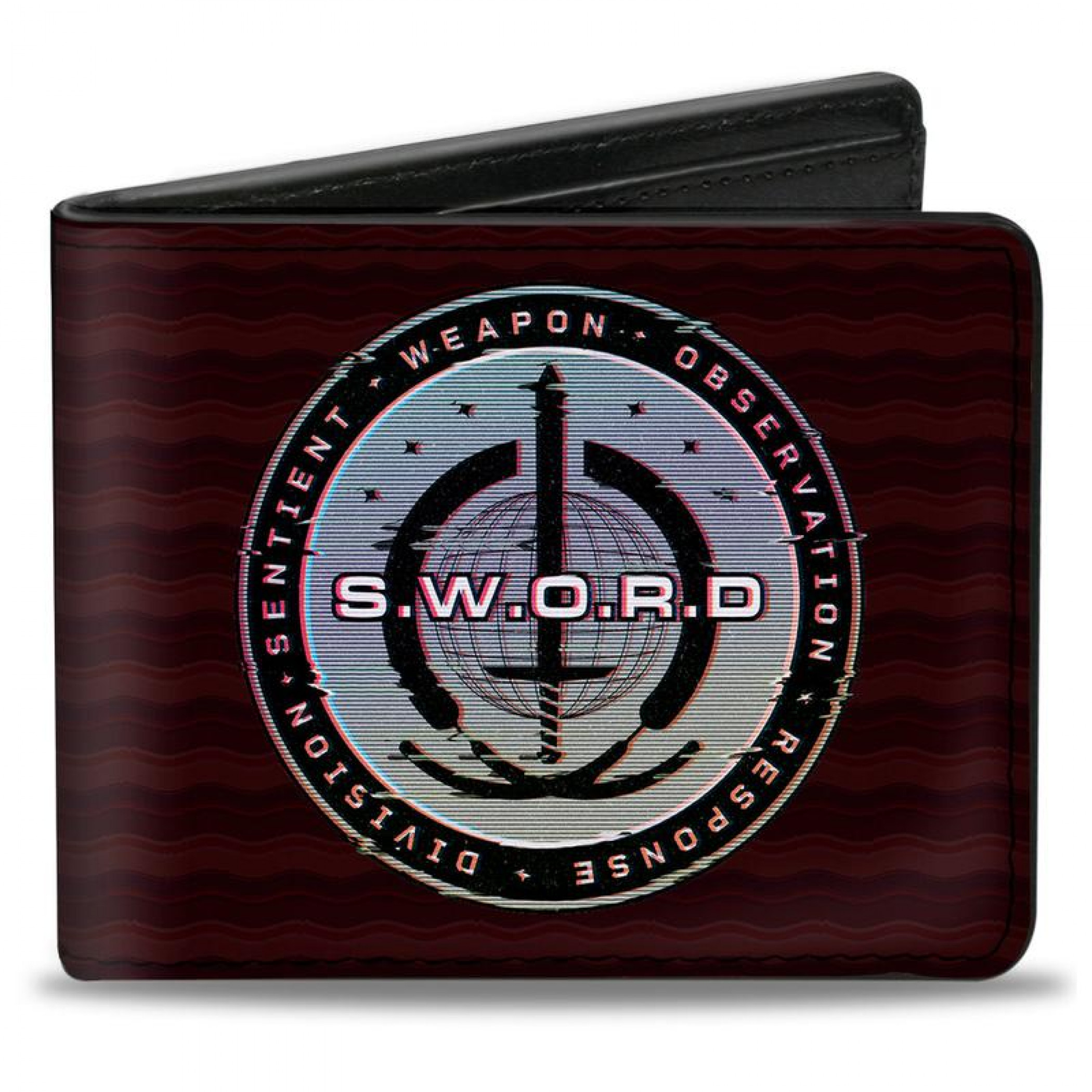 Marvel Studios WandaVision Series S.W.O.R.D. Logo Bi-Fold Wallet, Multi-Color