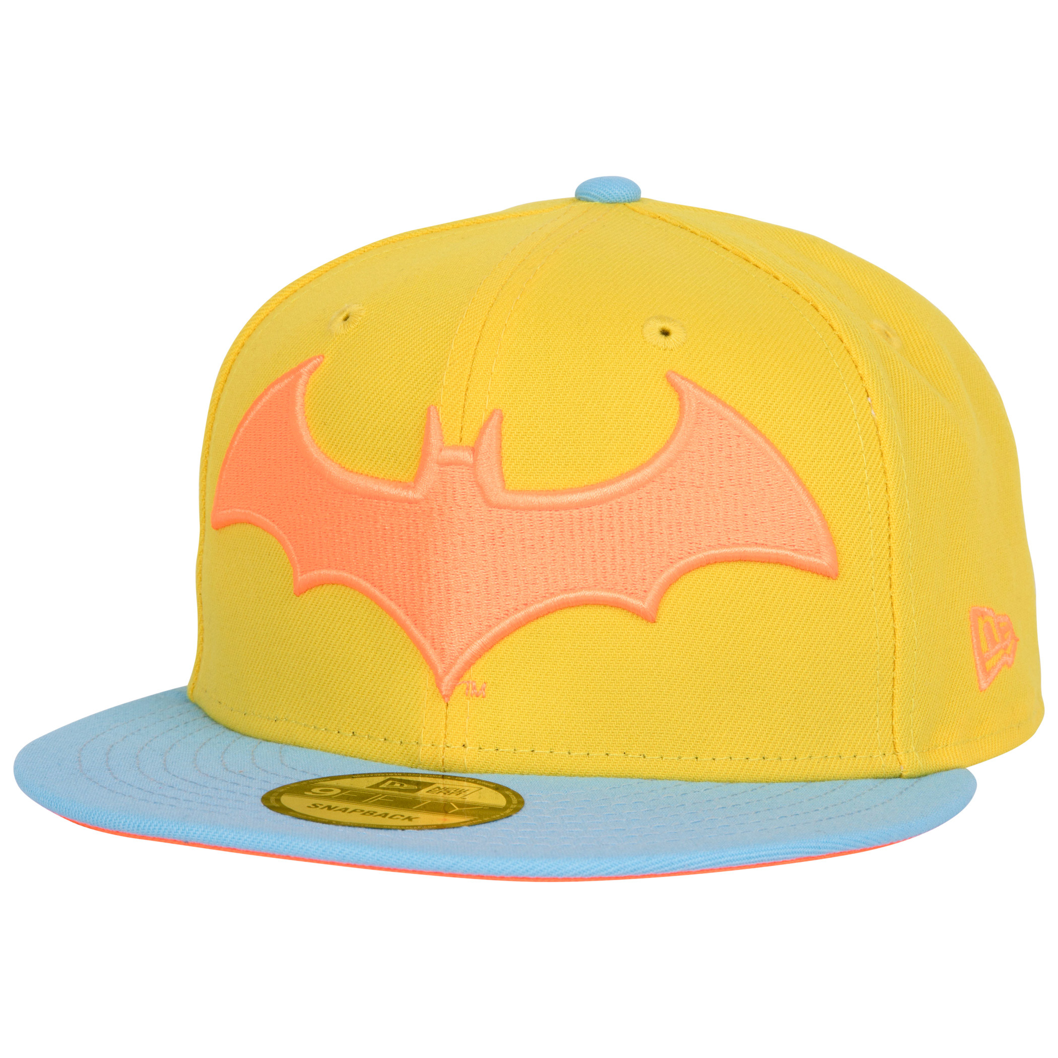 Batman Logo Neon New Era 9Fifty Adjustable Hat, Multi-Color