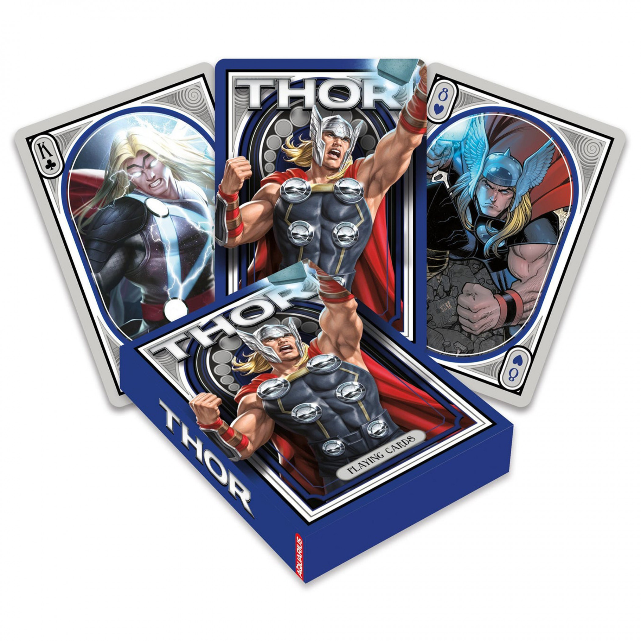 Marvel Comics Thor Art Nouveau Deck of Playing Cards, Multi-Color