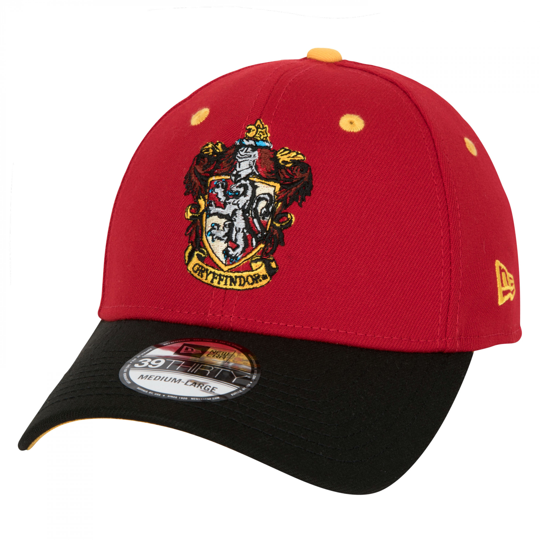Harry Potter Gryffindor Crest New Era 39Thirty Fitted Hat, Red