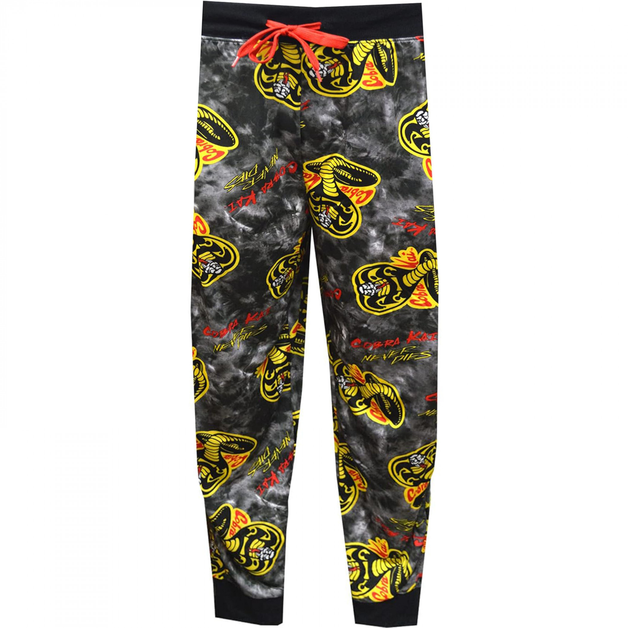 Cobra Kai Never Dies Sleep Pants, Black