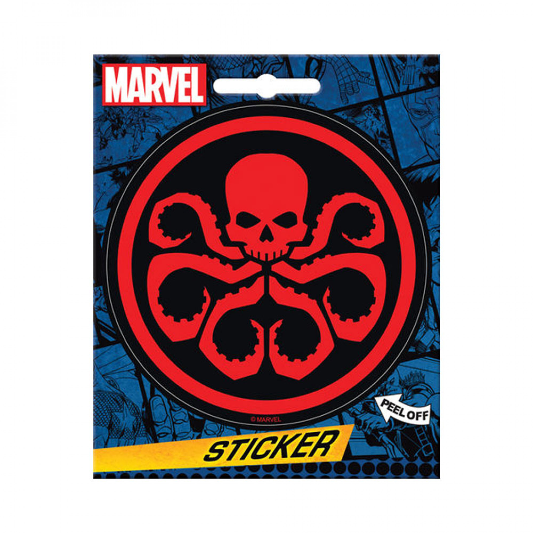 Hydra Logo Sticker, Black
