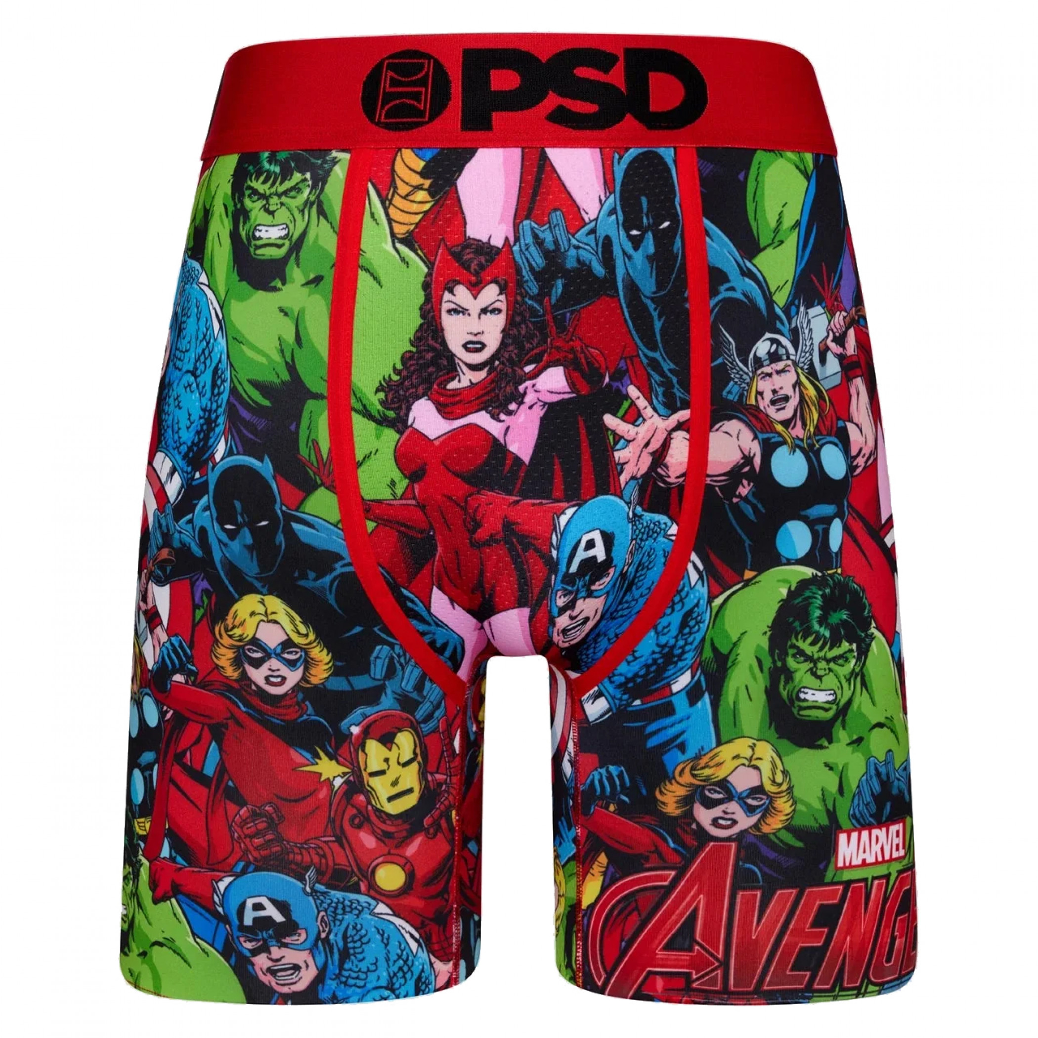 Avengers Heroes Collage PSD Boxer Briefs, Multi-Color