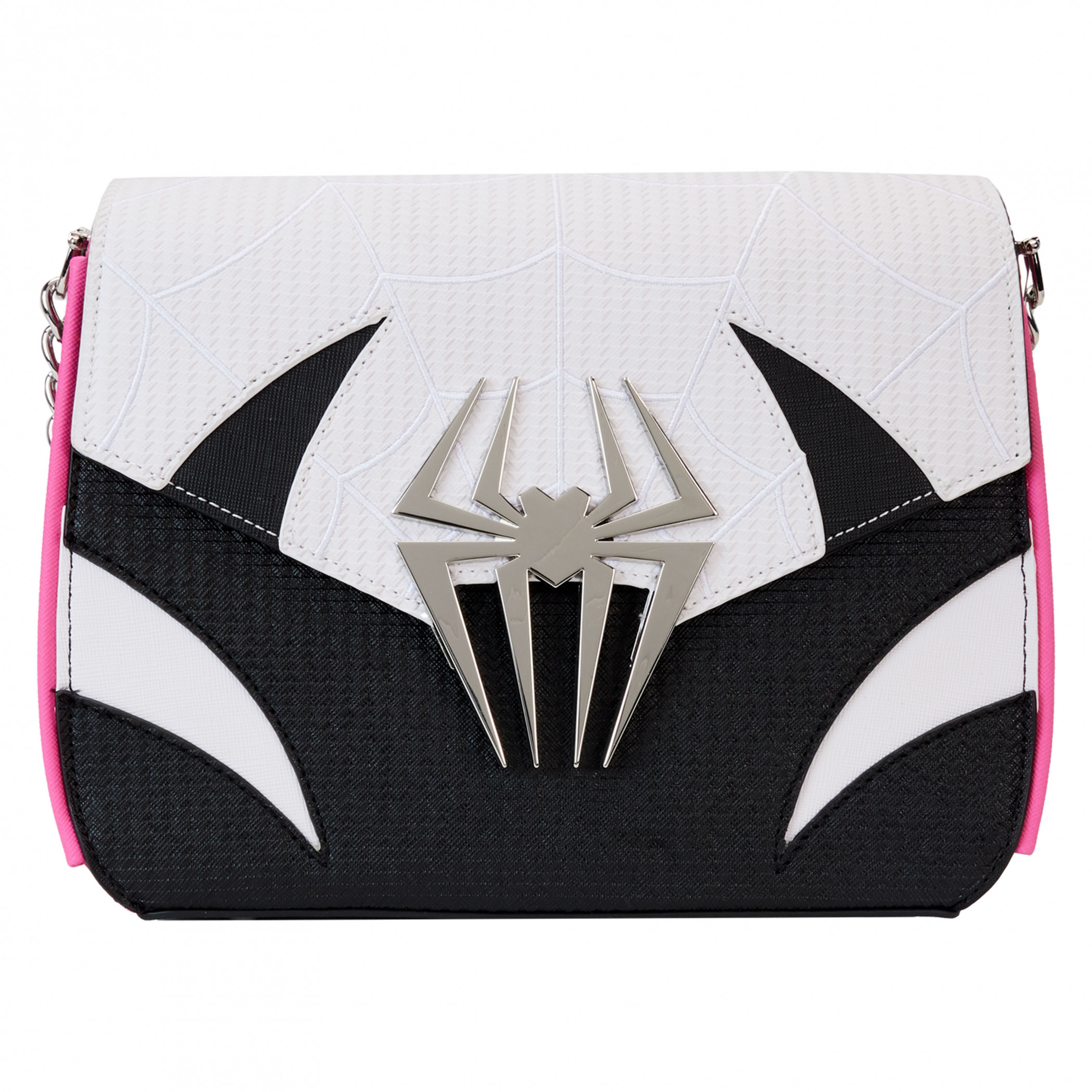 Spider-Verse Spider-Gwen Suit Crossbody Bag by Loungefly, Multi-Color