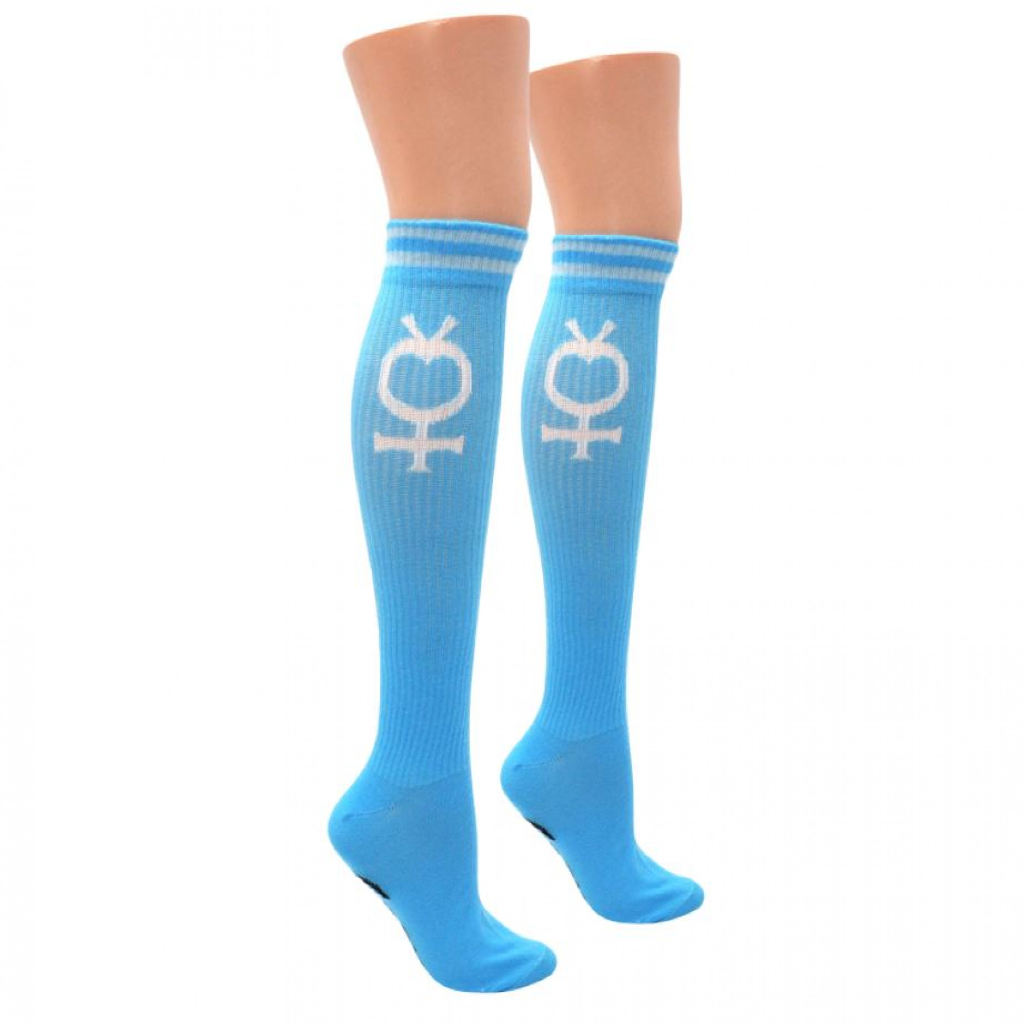 Sailor Moon Sailor Mercury Athletic Knee High Sock, Blue